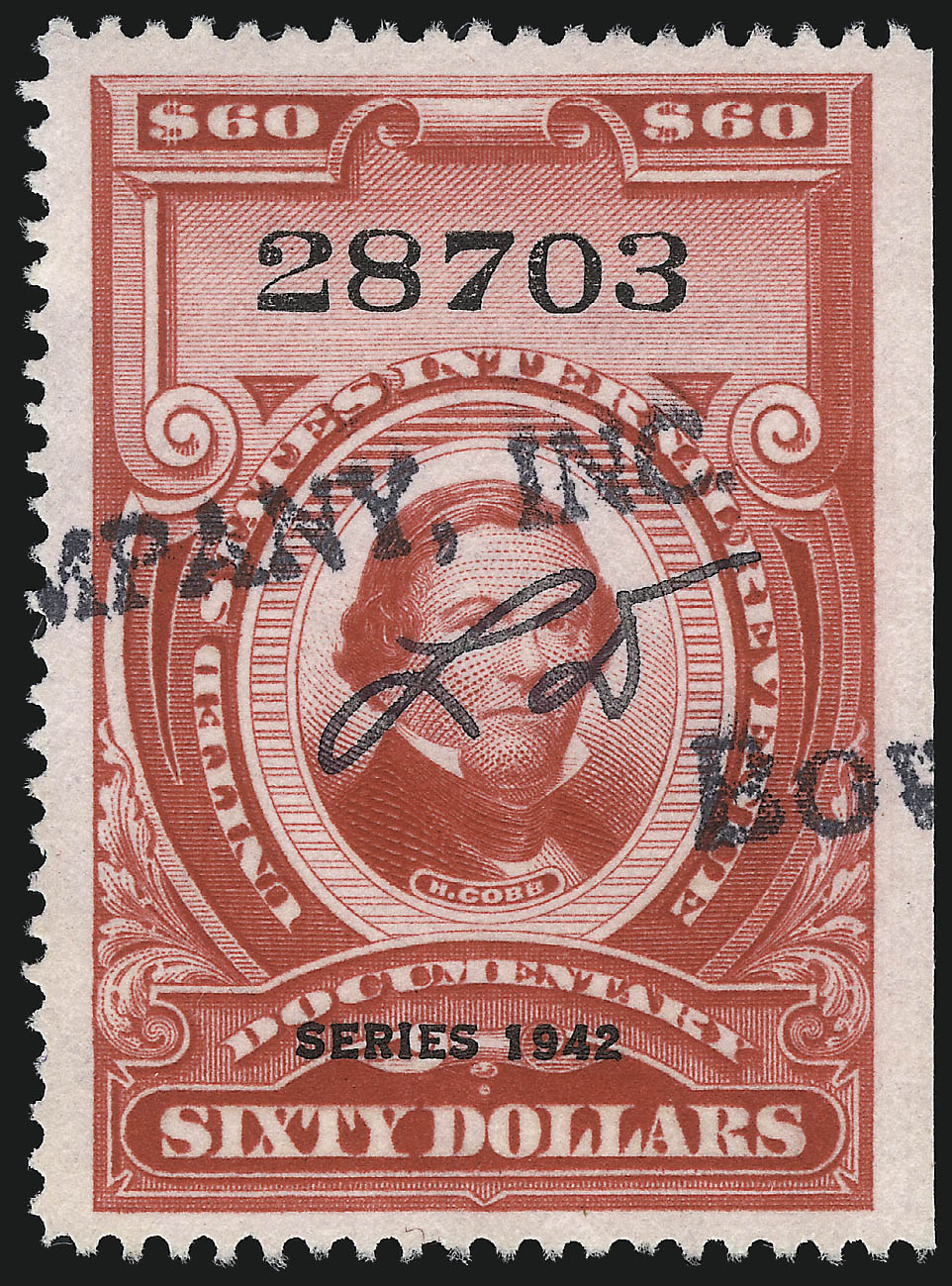 Sale no. 1067 — Lot no. 586 — Siegel Auction Galleries