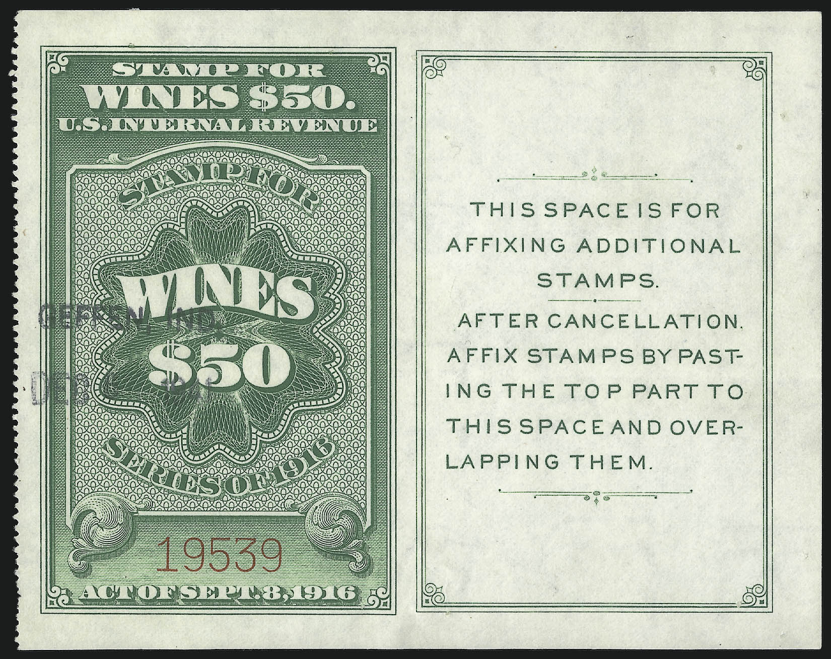 Sale no. 1067 — Lot no. 633 — Siegel Auction Galleries