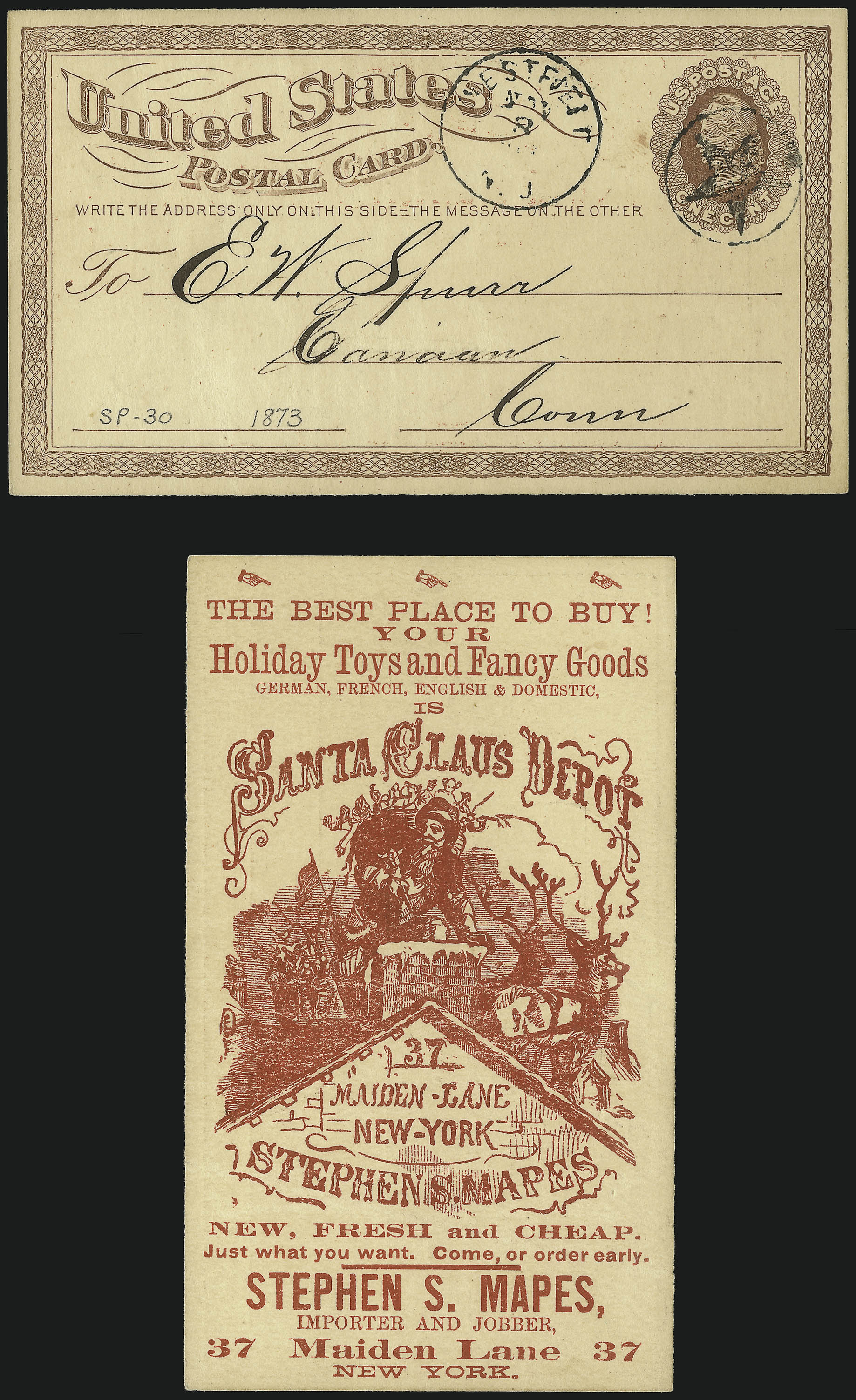Sale no. 1075 — Lot no. 1215 — Siegel Auction Galleries