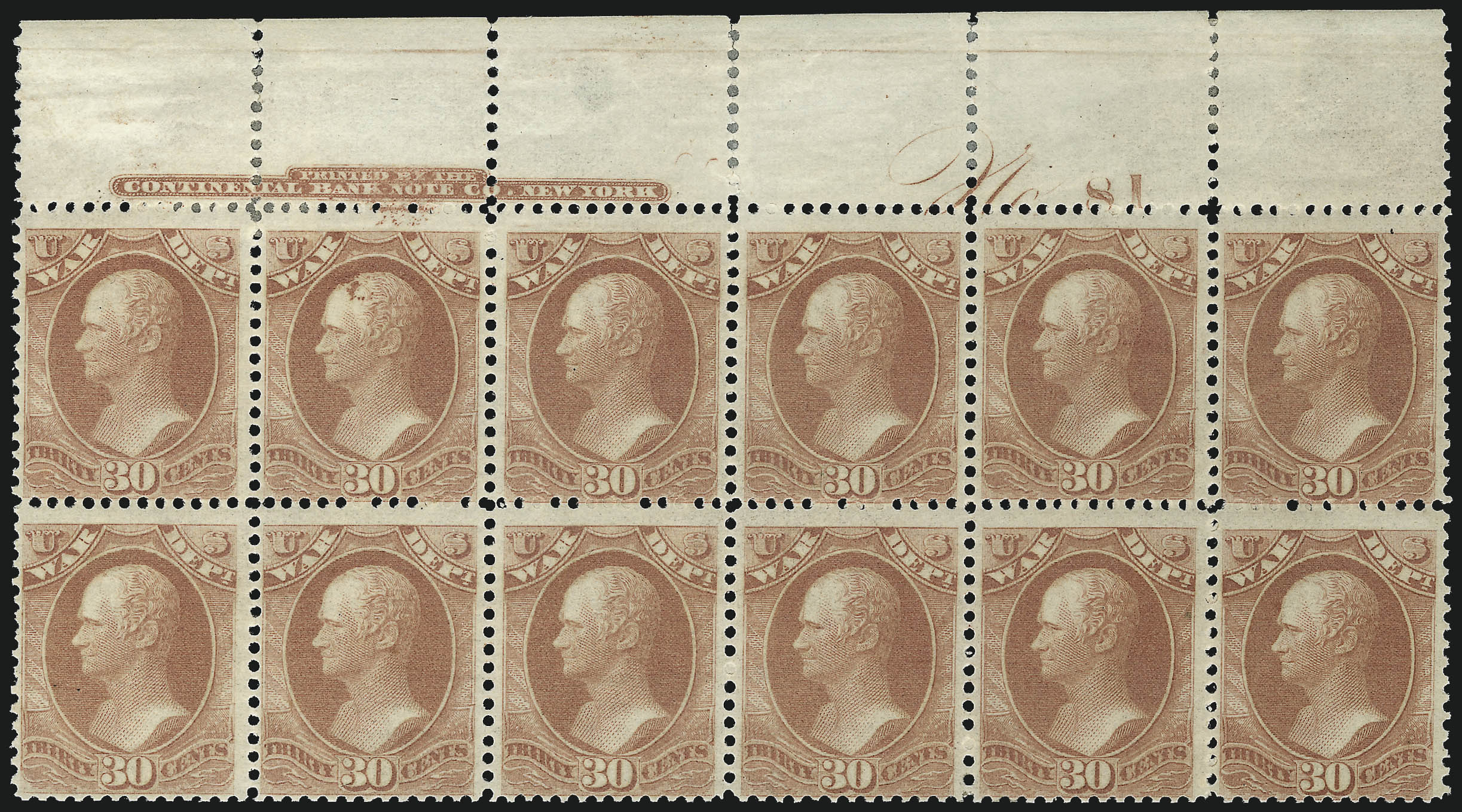 Sale no. 1077 — Lot no. 450 — Siegel Auction Galleries