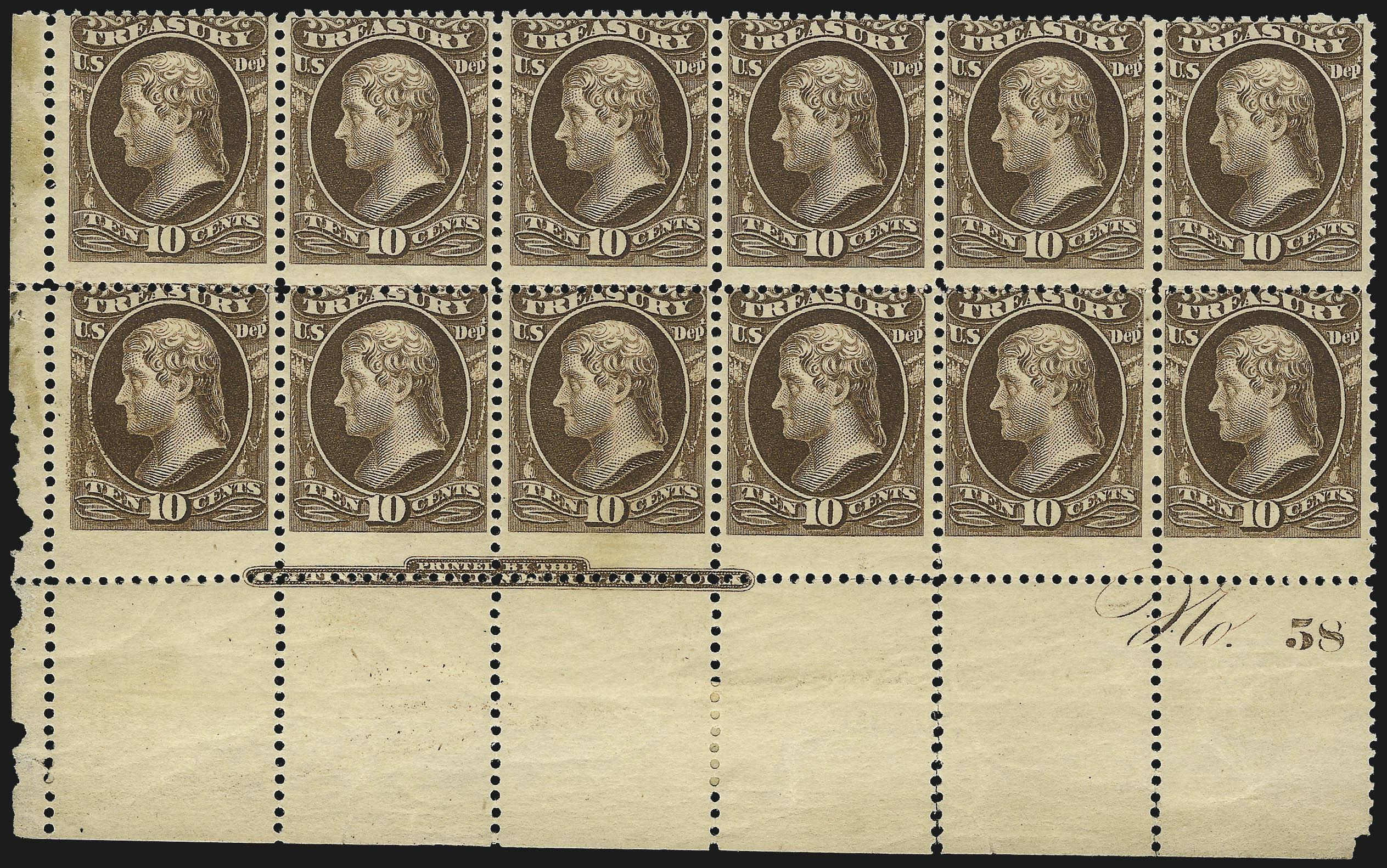 Sale no. 1077 — Lot no. 451 — Siegel Auction Galleries