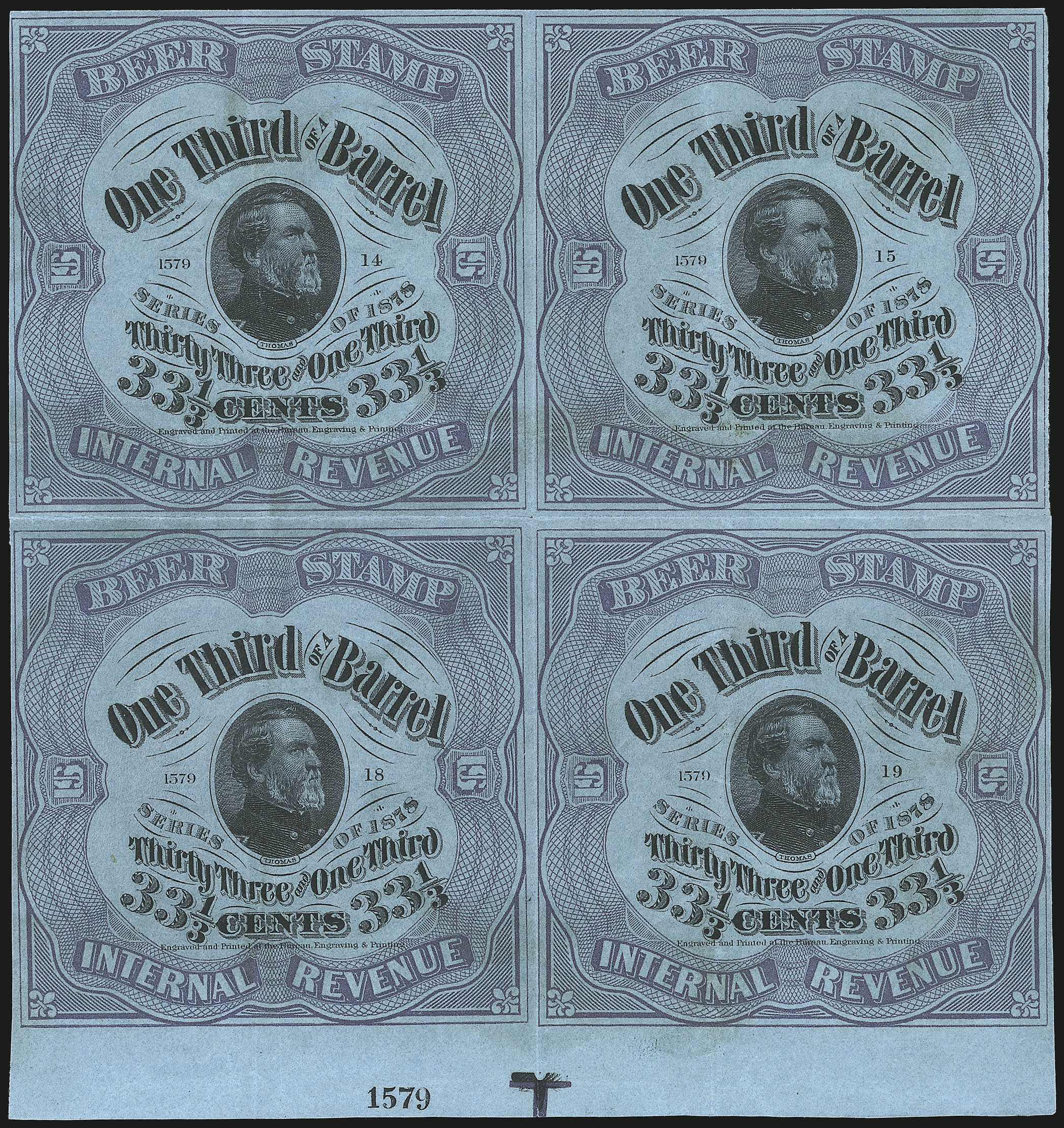 Sale no. 1077 — Lot no. 537 — Siegel Auction Galleries