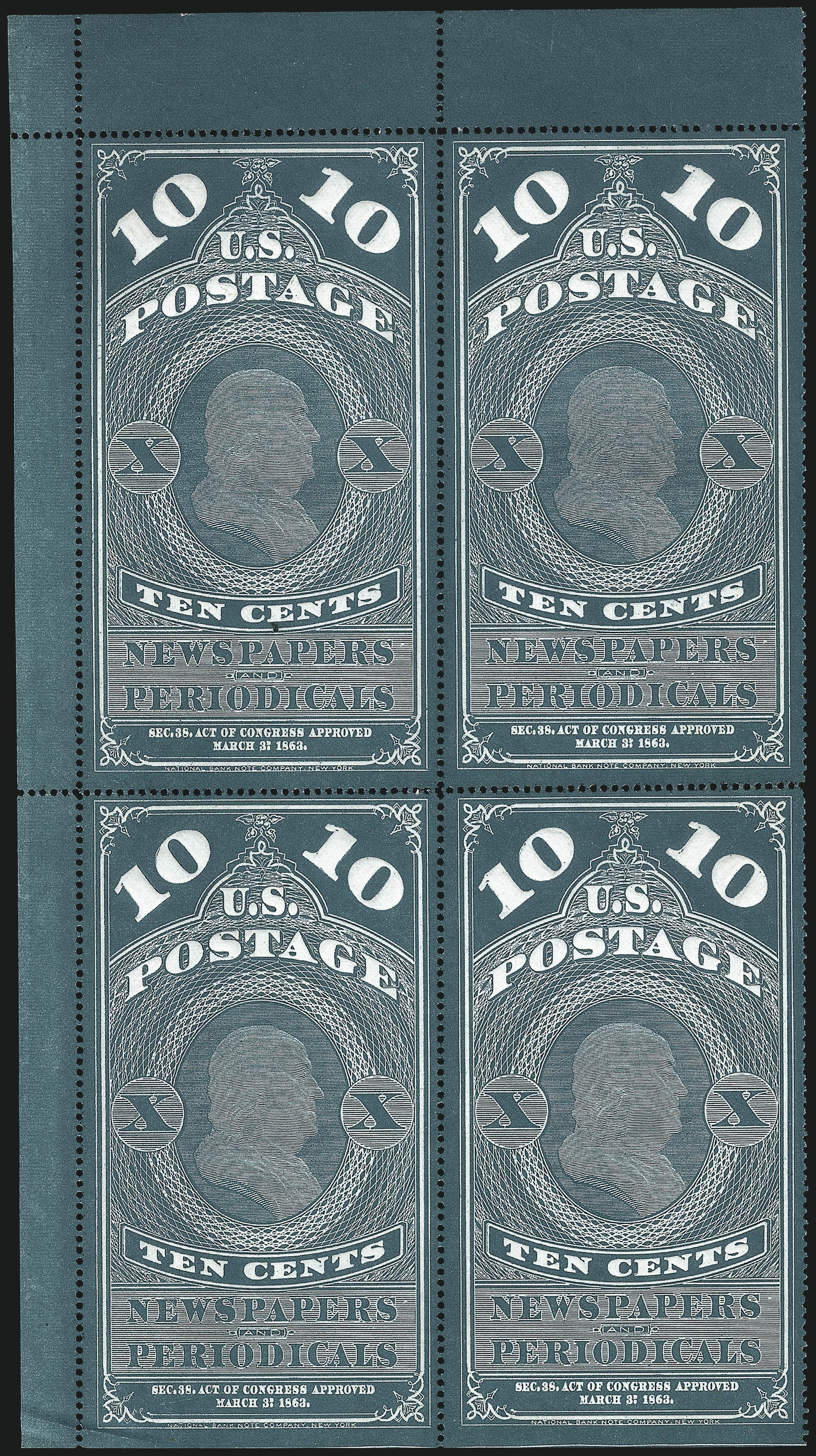 Sale no. 1079 — Lot no. 2062 — Siegel Auction Galleries