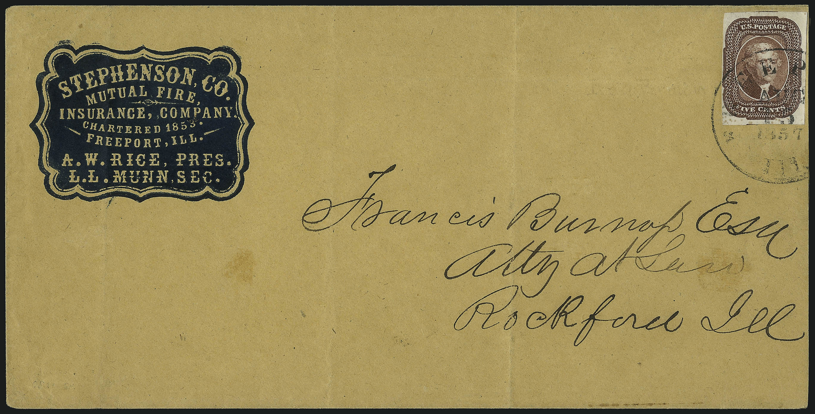 Sale no. 1084 — Lot no. 3058 — Siegel Auction Galleries