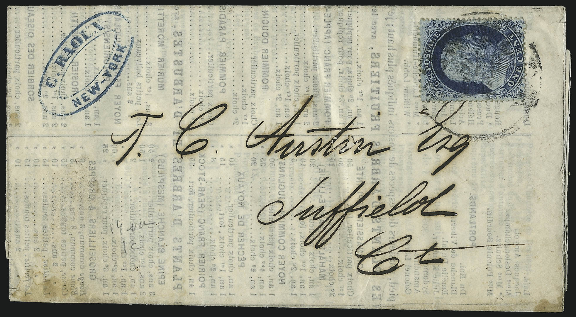 Sale no. 1084 — Lot no. 3108 — Siegel Auction Galleries