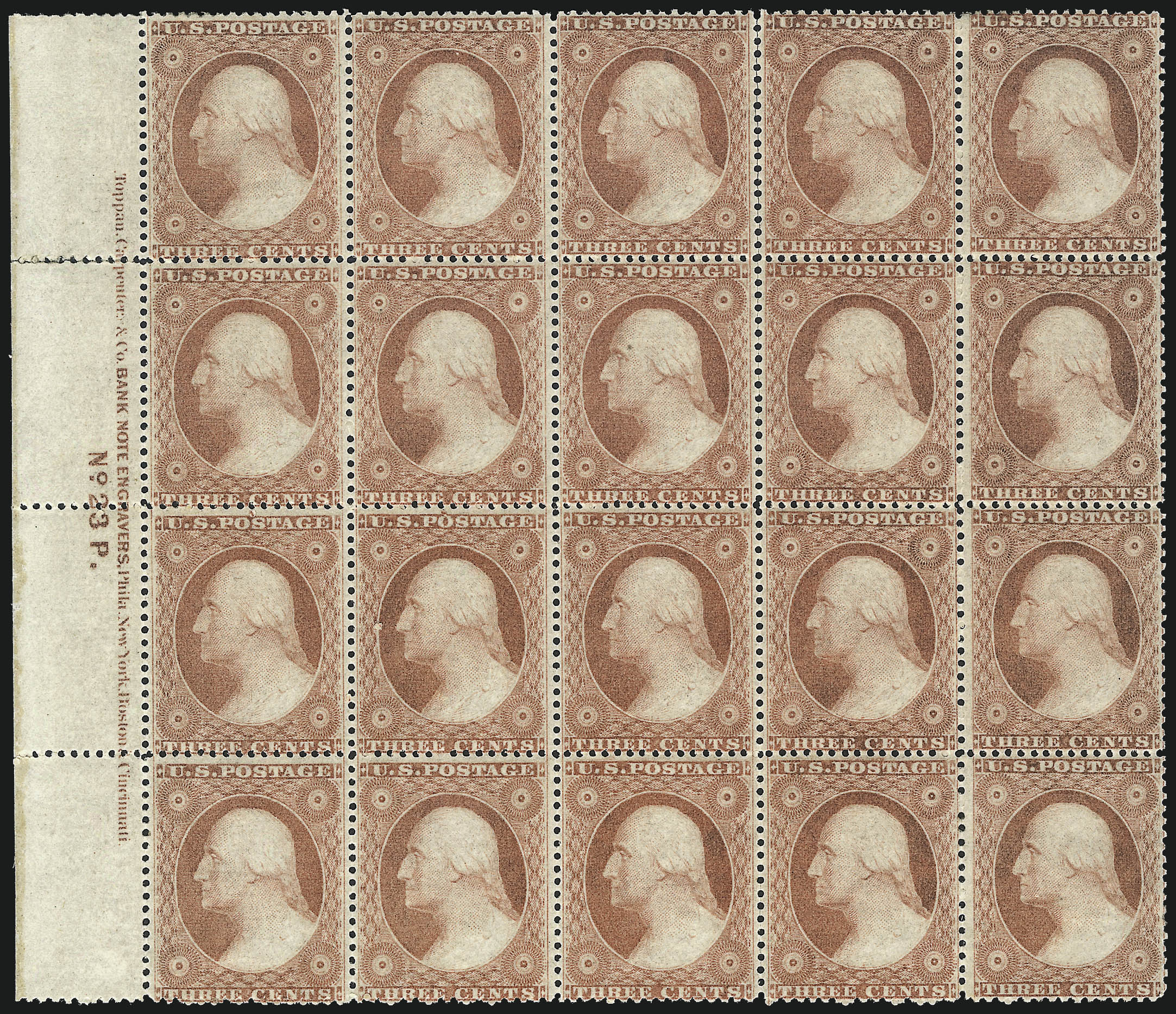 Sale no. 1084 — Lot no. 3122 — Siegel Auction Galleries