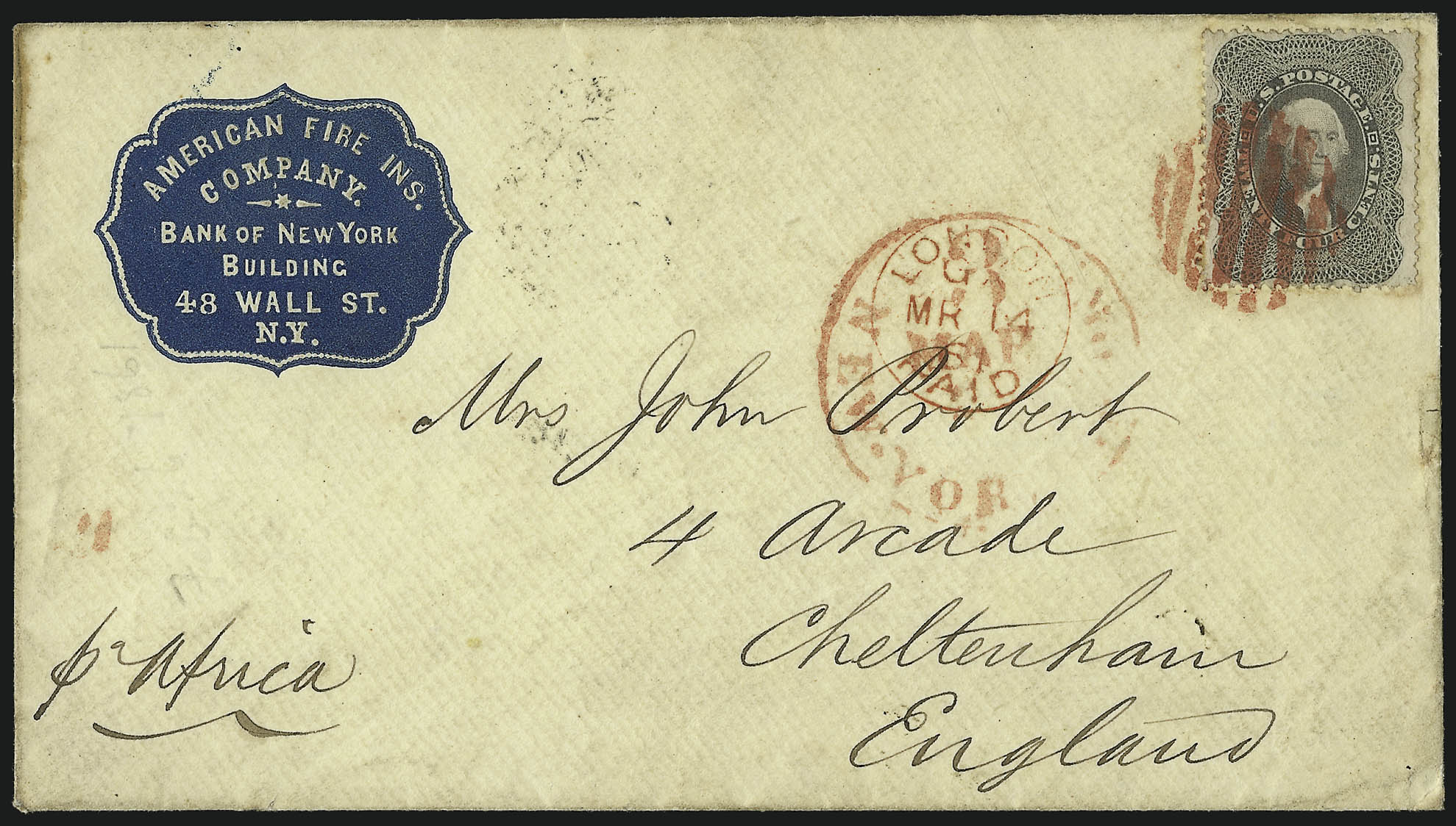 Sale no. 1084 — Lot no. 3174 — Siegel Auction Galleries