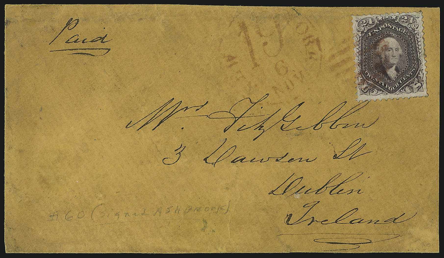 Sale no. 1084 — Lot no. 3209 — Siegel Auction Galleries