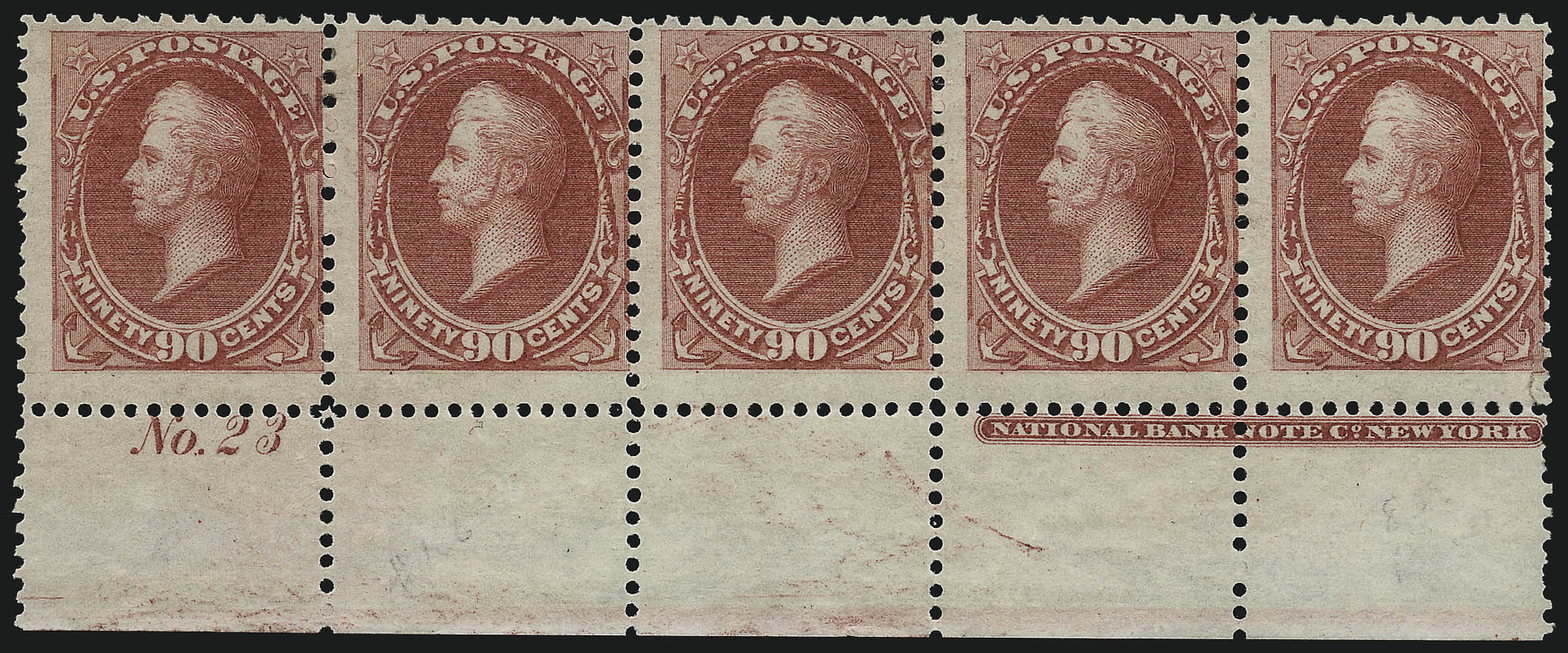 Sale no. 1084 — Lot no. 3436 — Siegel Auction Galleries