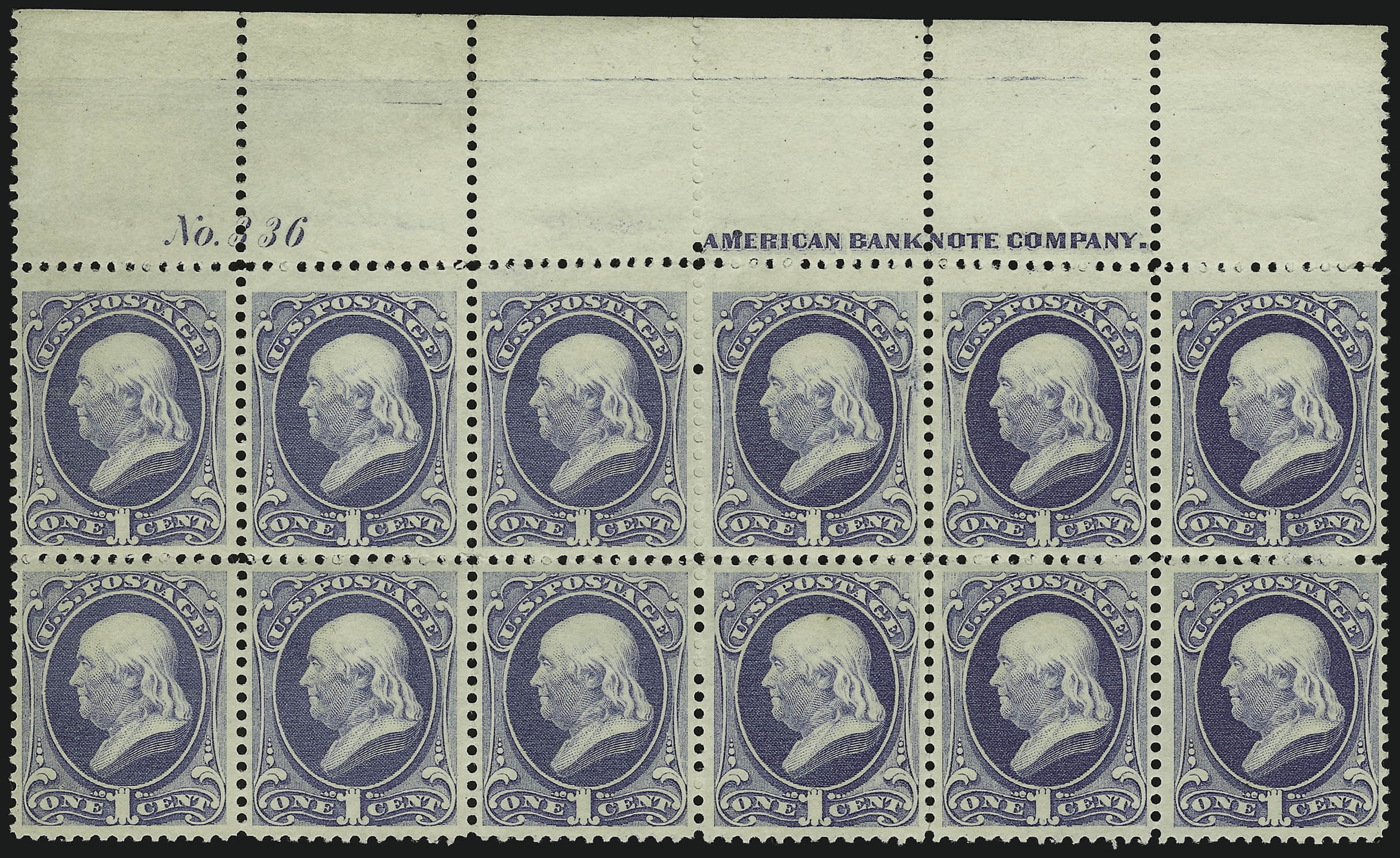 Sale no. 1084 — Lot no. 3444 — Siegel Auction Galleries