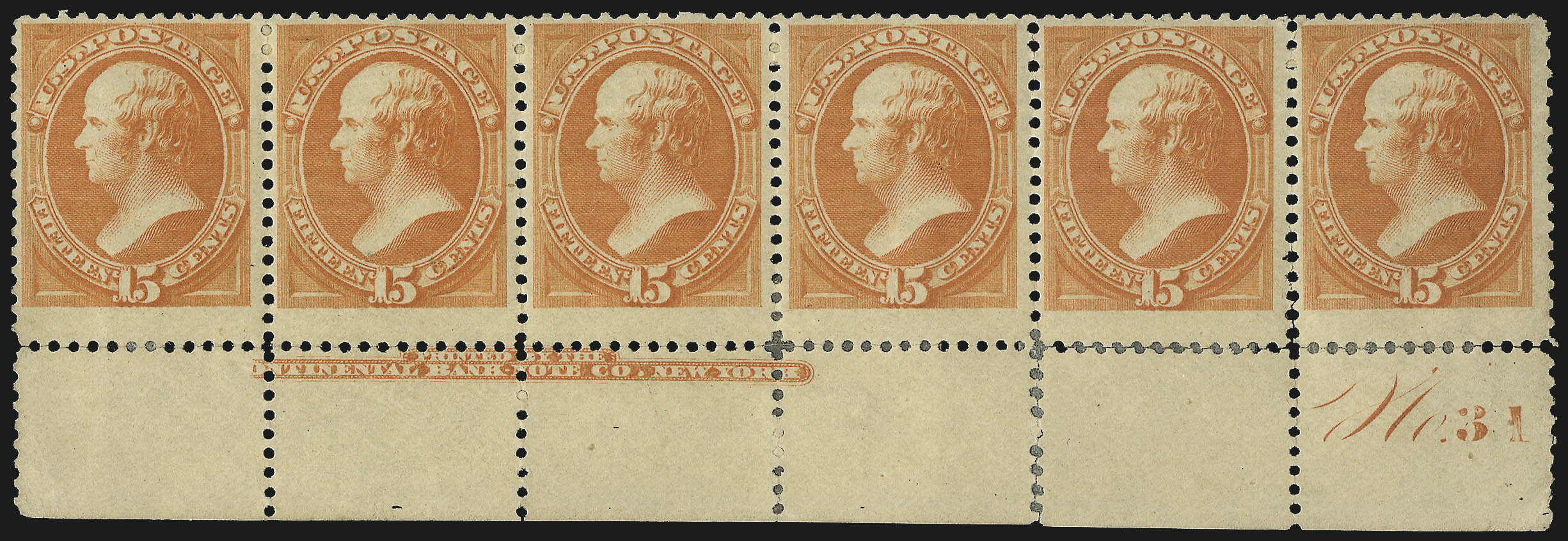 Sale no. 1084 — Lot no. 3455 — Siegel Auction Galleries