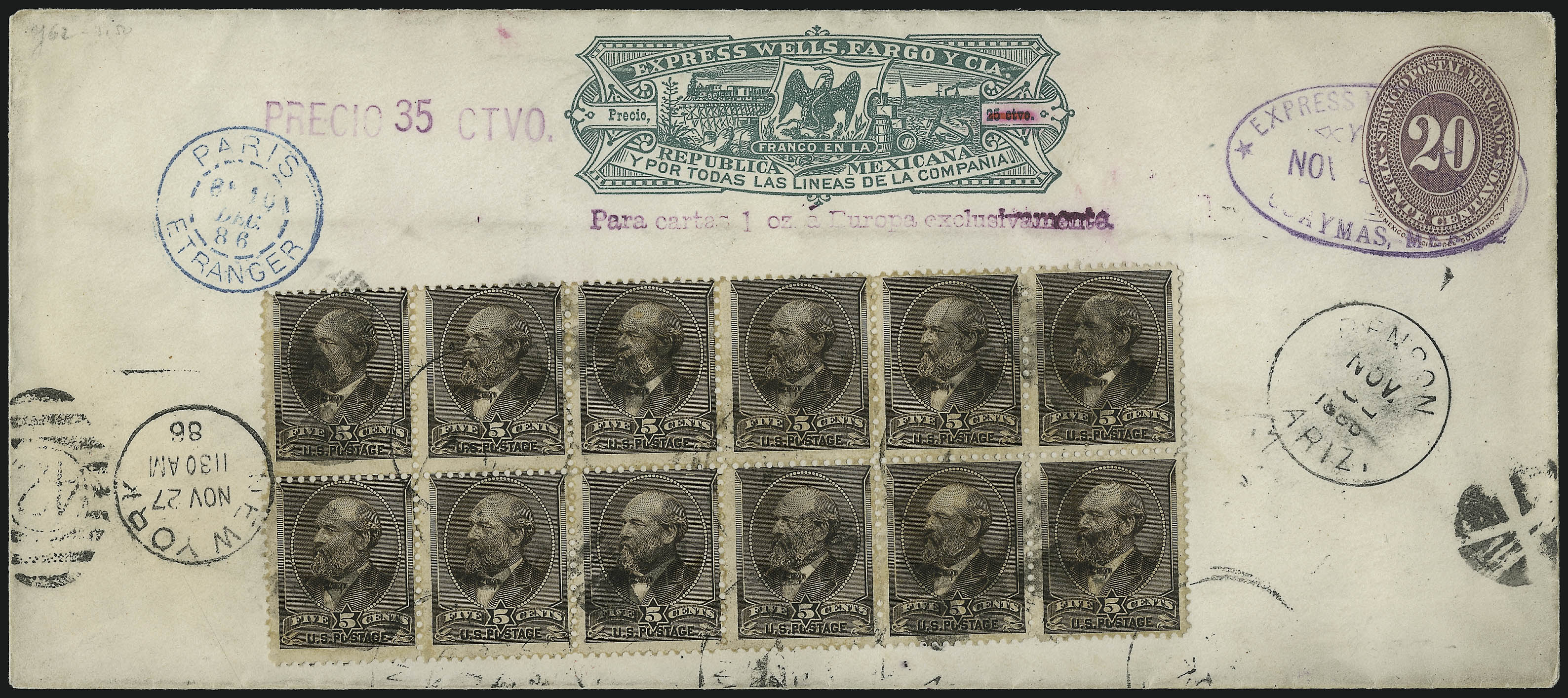 Sale no. 1084 — Lot no. 3463 — Siegel Auction Galleries