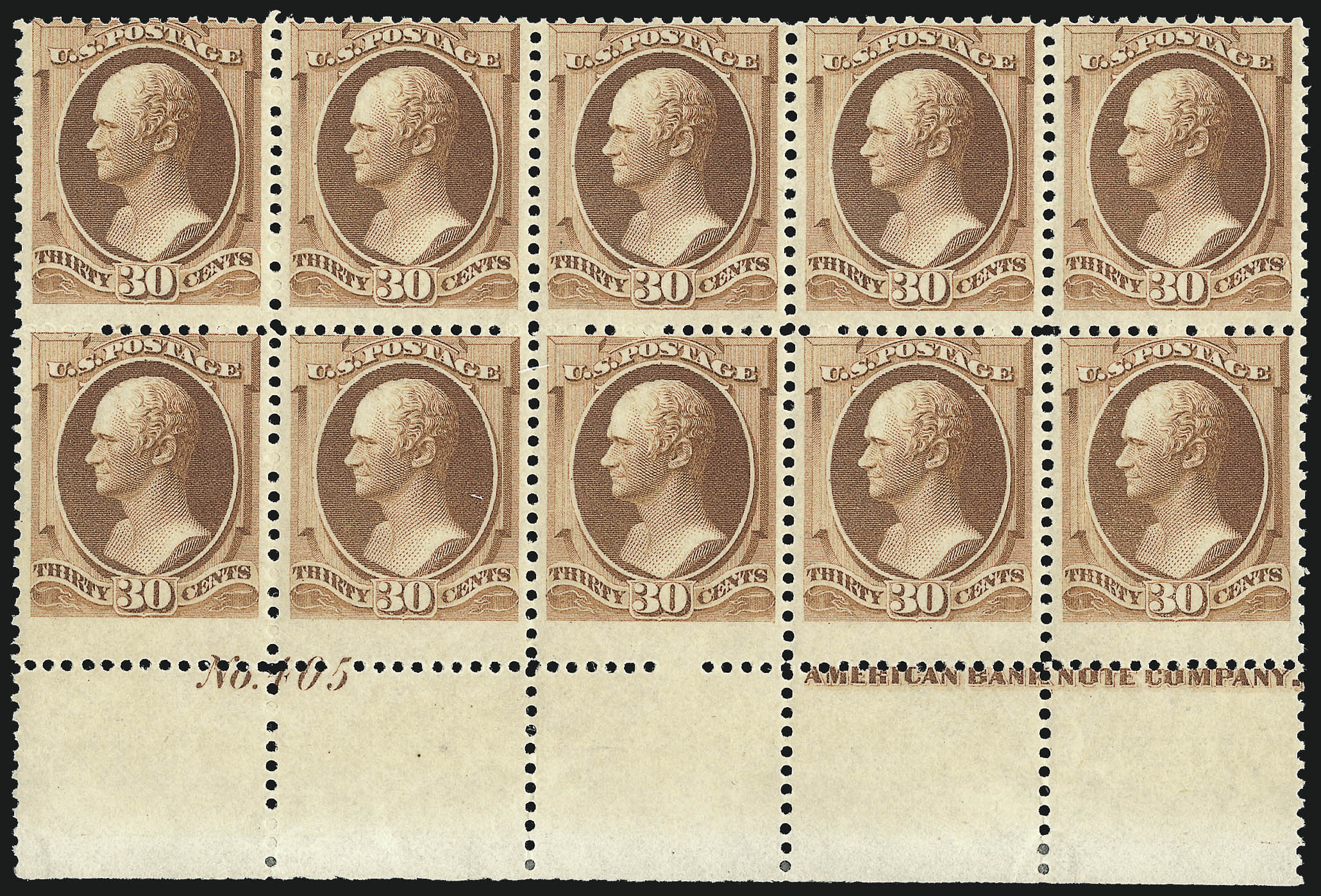Sale no. 1084 — Lot no. 3485 — Siegel Auction Galleries