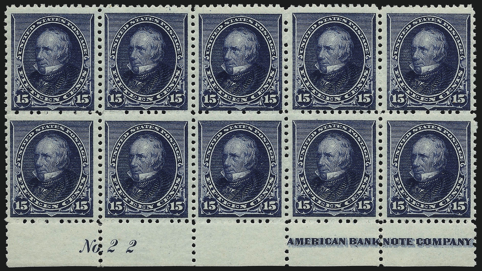 Sale no. 1084 — Lot no. 3512 — Siegel Auction Galleries