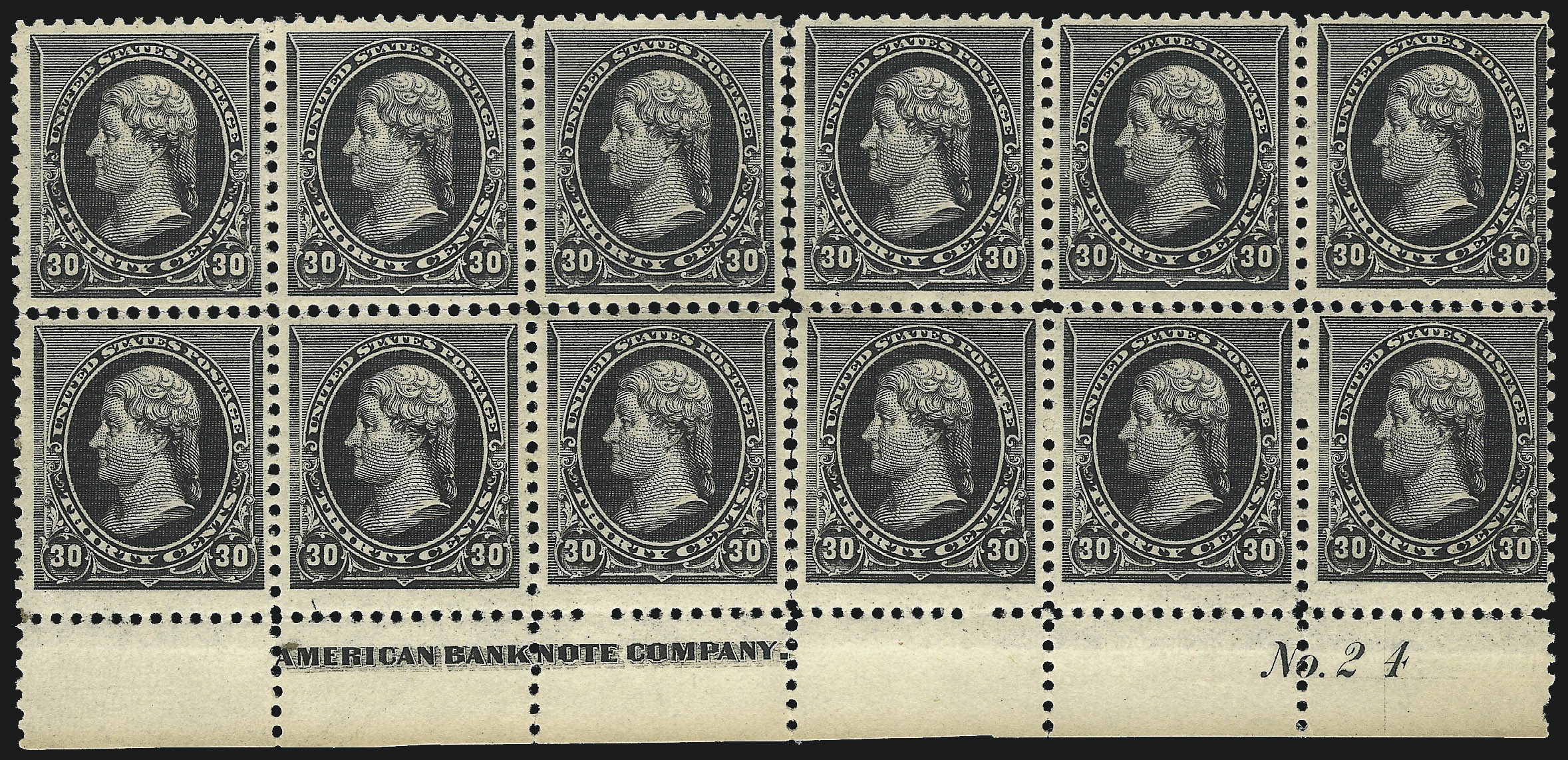 Sale no. 1084 — Lot no. 3514 — Siegel Auction Galleries