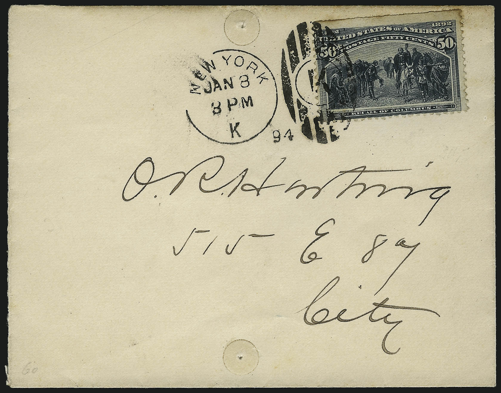 Sale no. 1084 — Lot no. 3550 — Siegel Auction Galleries