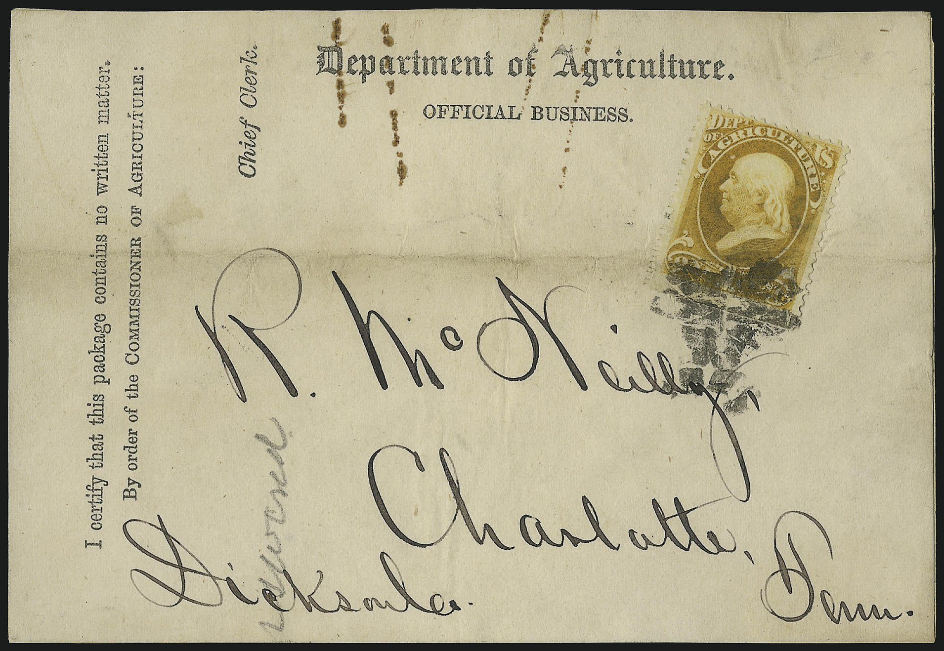 Sale no. 1085 — Lot no. 4019 — Siegel Auction Galleries