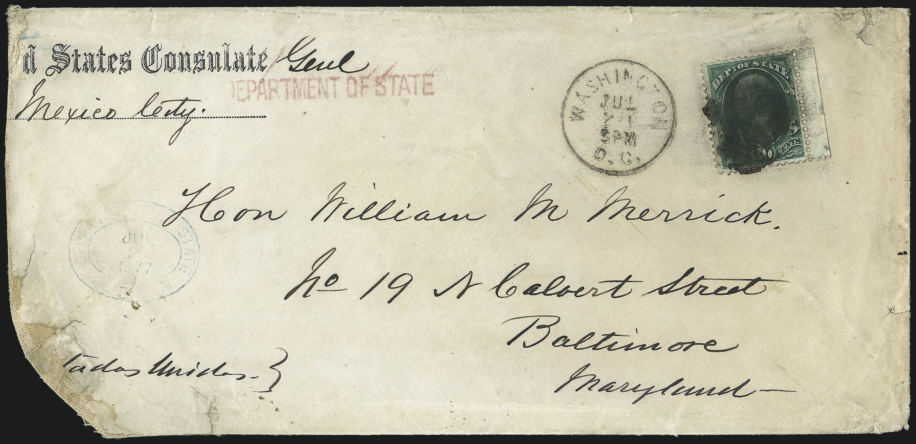 Sale no. 1085 — Lot no. 4116 — Siegel Auction Galleries