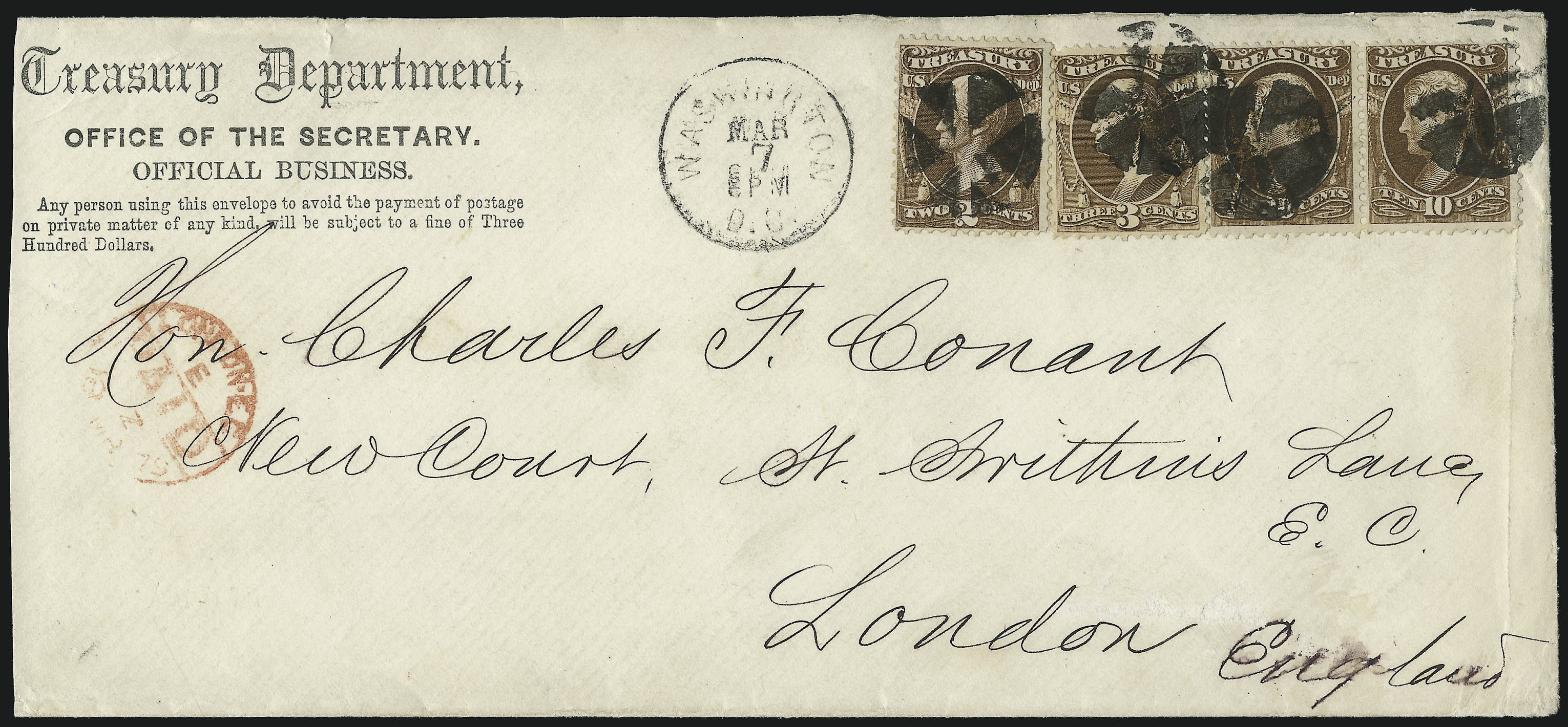 Sale no. 1085 — Lot no. 4141 — Siegel Auction Galleries