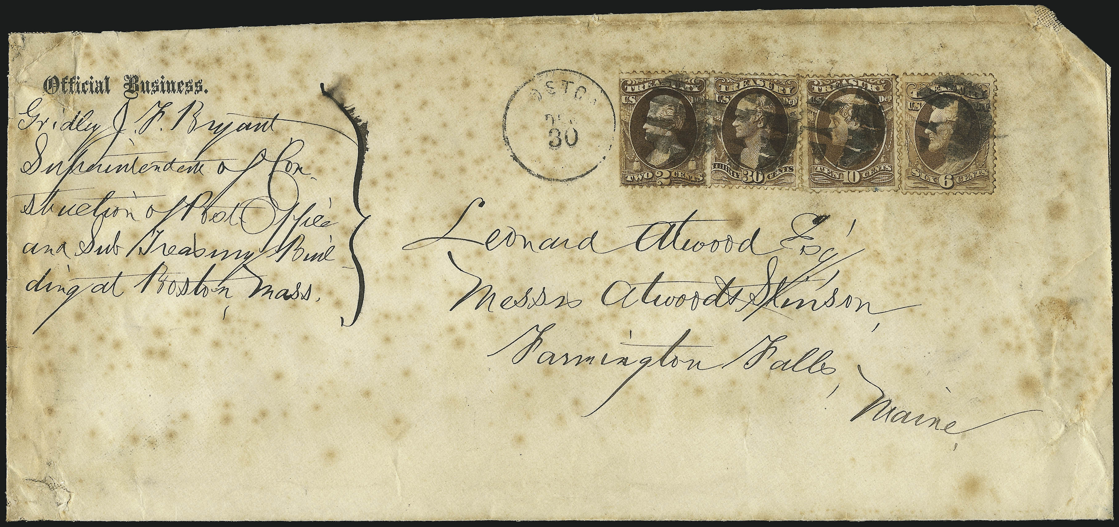 Sale no. 1085 — Lot no. 4147 — Siegel Auction Galleries