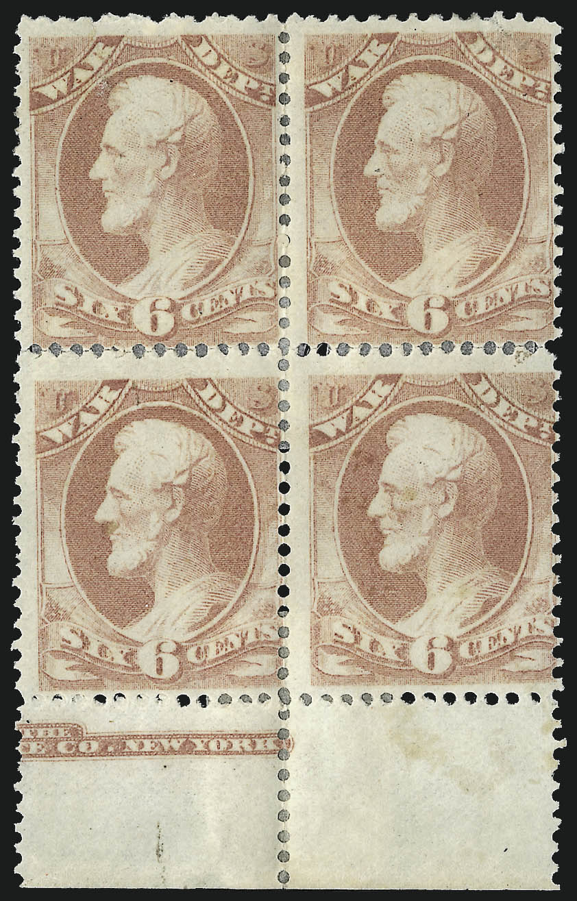 Sale no. 1085 — Lot no. 4156 — Siegel Auction Galleries