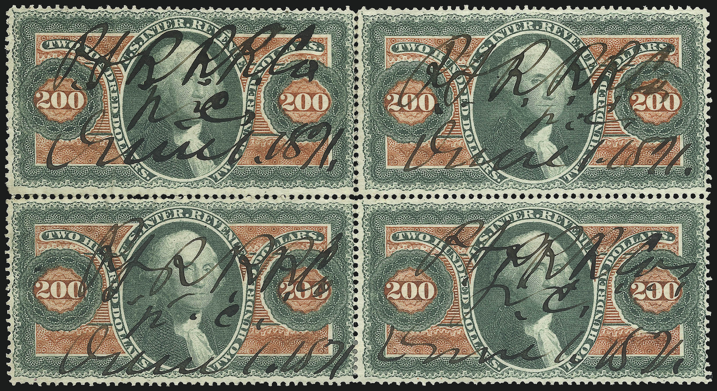Sale no. 1089 — Lot no. 452 — Siegel Auction Galleries