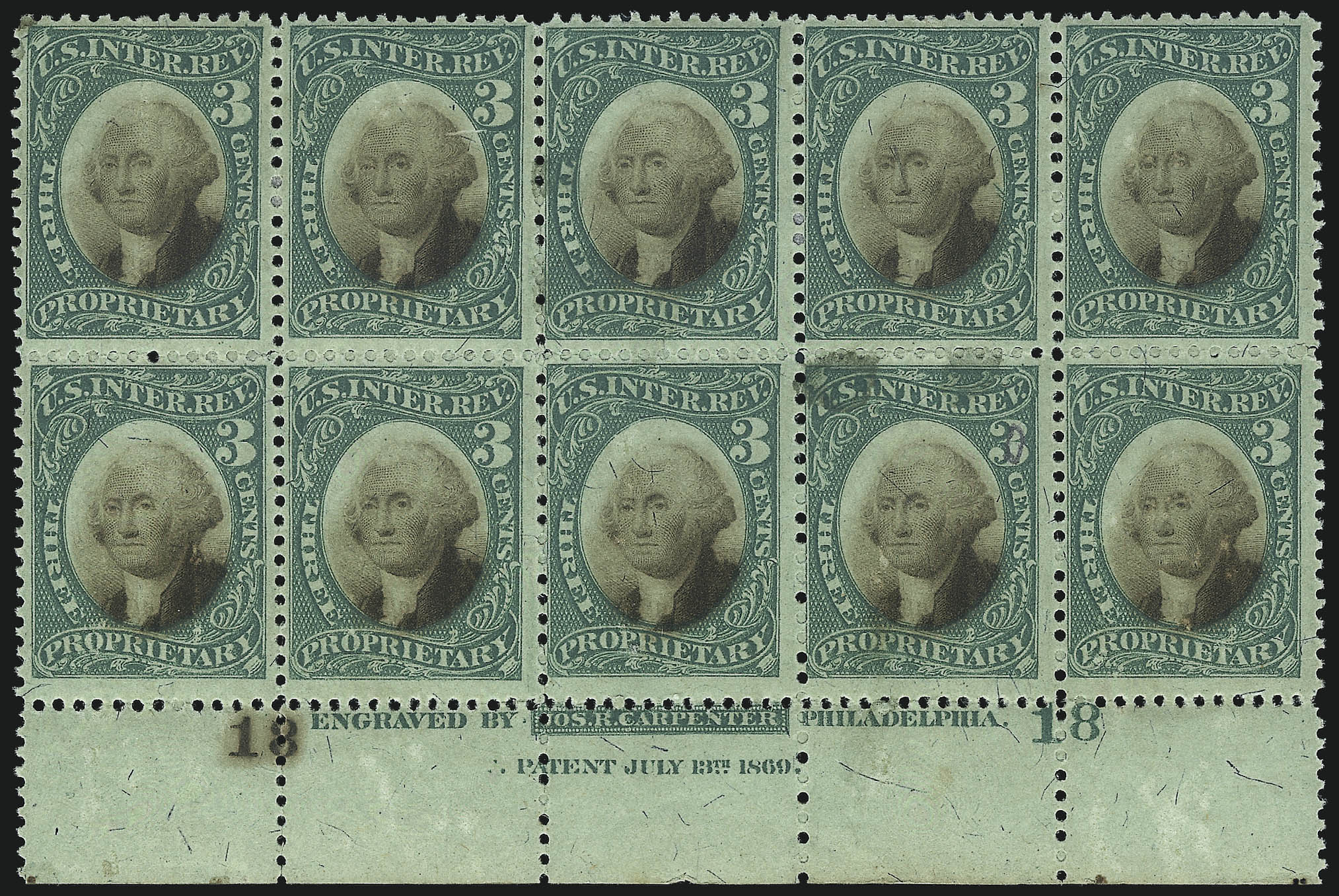 Sale no. 1089 — Lot no. 553 — Siegel Auction Galleries