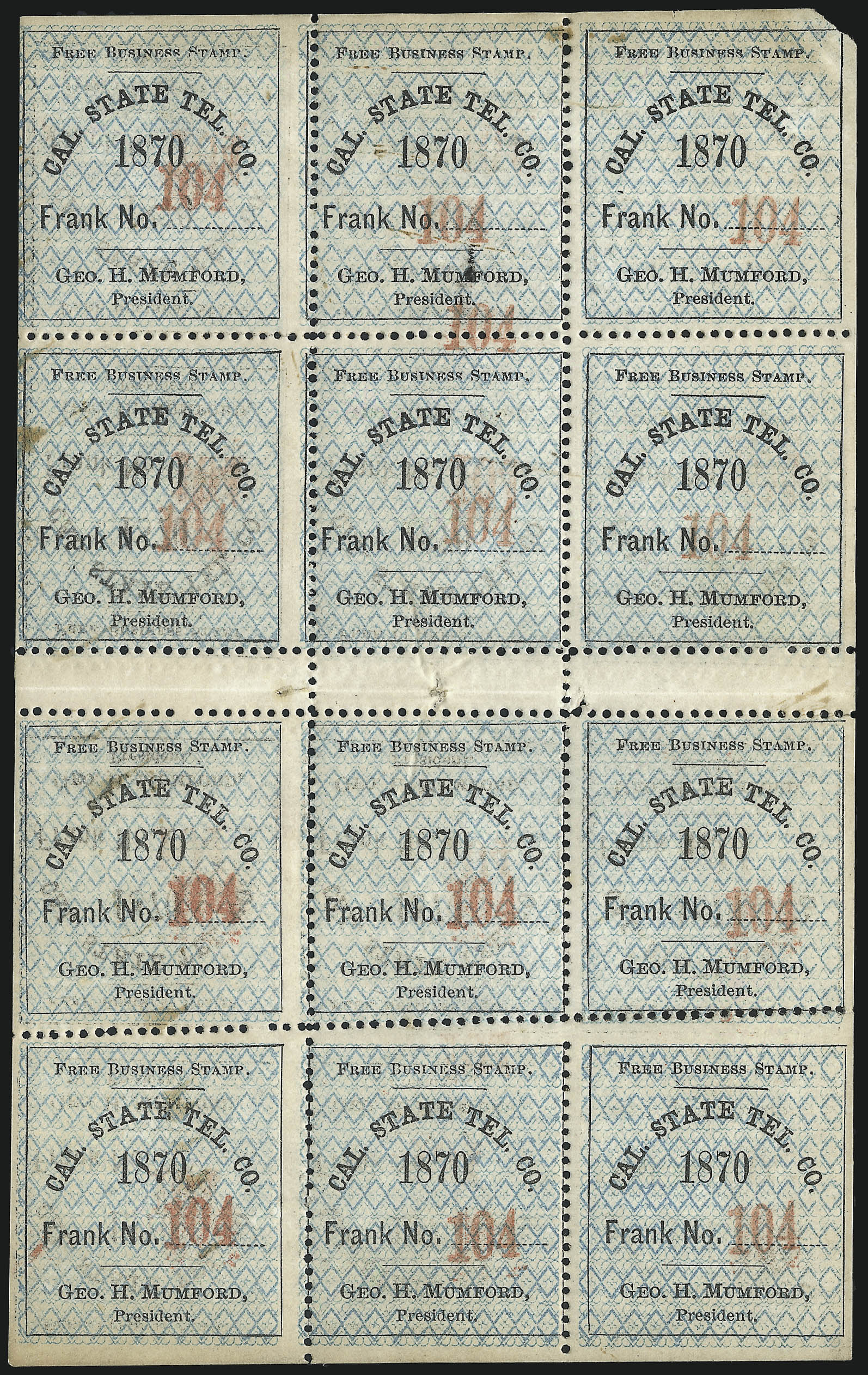 Sale no. 1090 — Lot no. 1859 — Siegel Auction Galleries