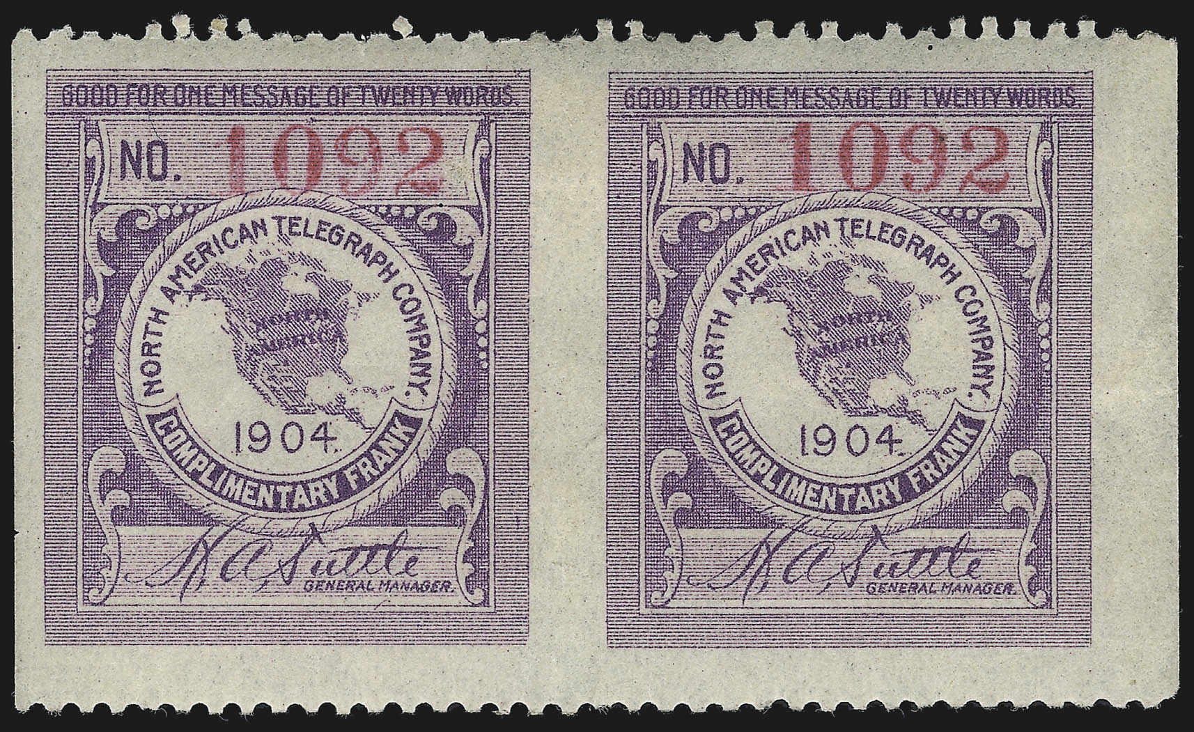Sale no. 1090 — Lot no. 1884 — Siegel Auction Galleries