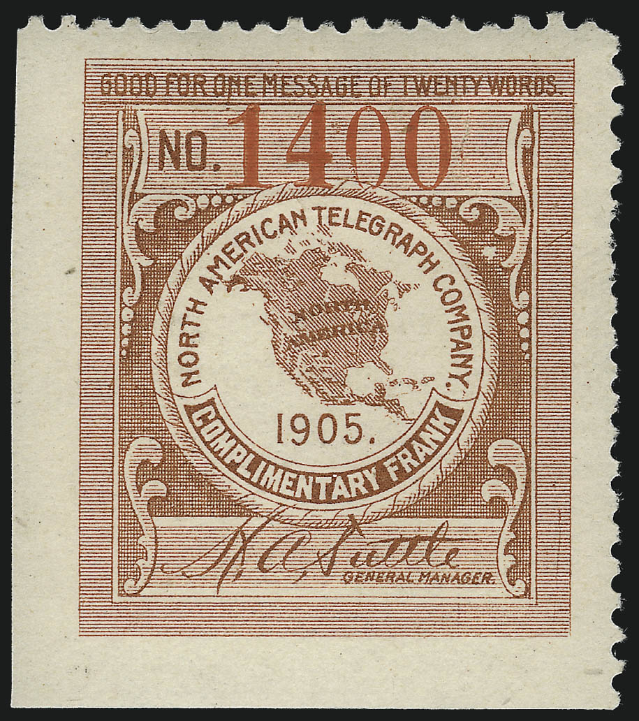 Sale no. 1090 — Lot no. 1885 — Siegel Auction Galleries