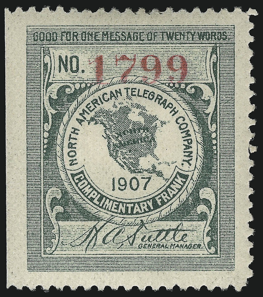 Sale no. 1090 — Lot no. 1887 — Siegel Auction Galleries