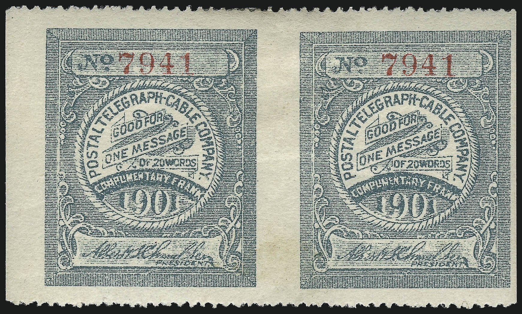 Sale no. 1090 — Lot no. 1895 — Siegel Auction Galleries