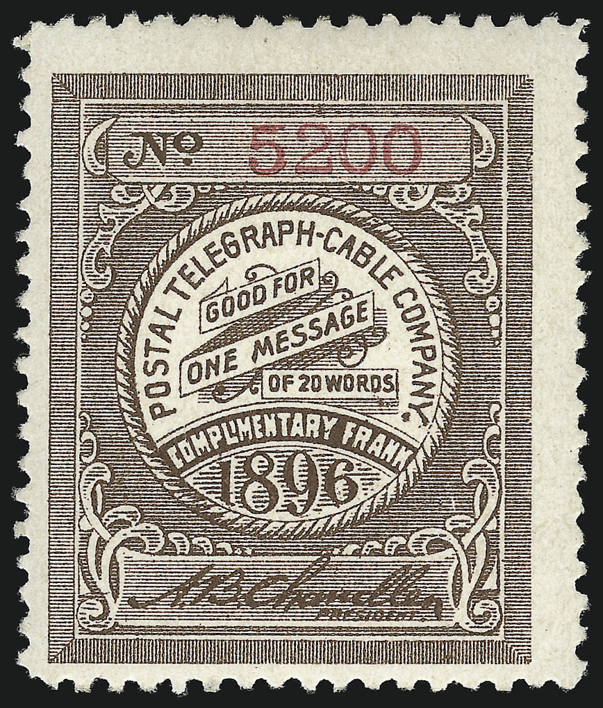 Sale no. 1090 — Lot no. 1896 — Siegel Auction Galleries