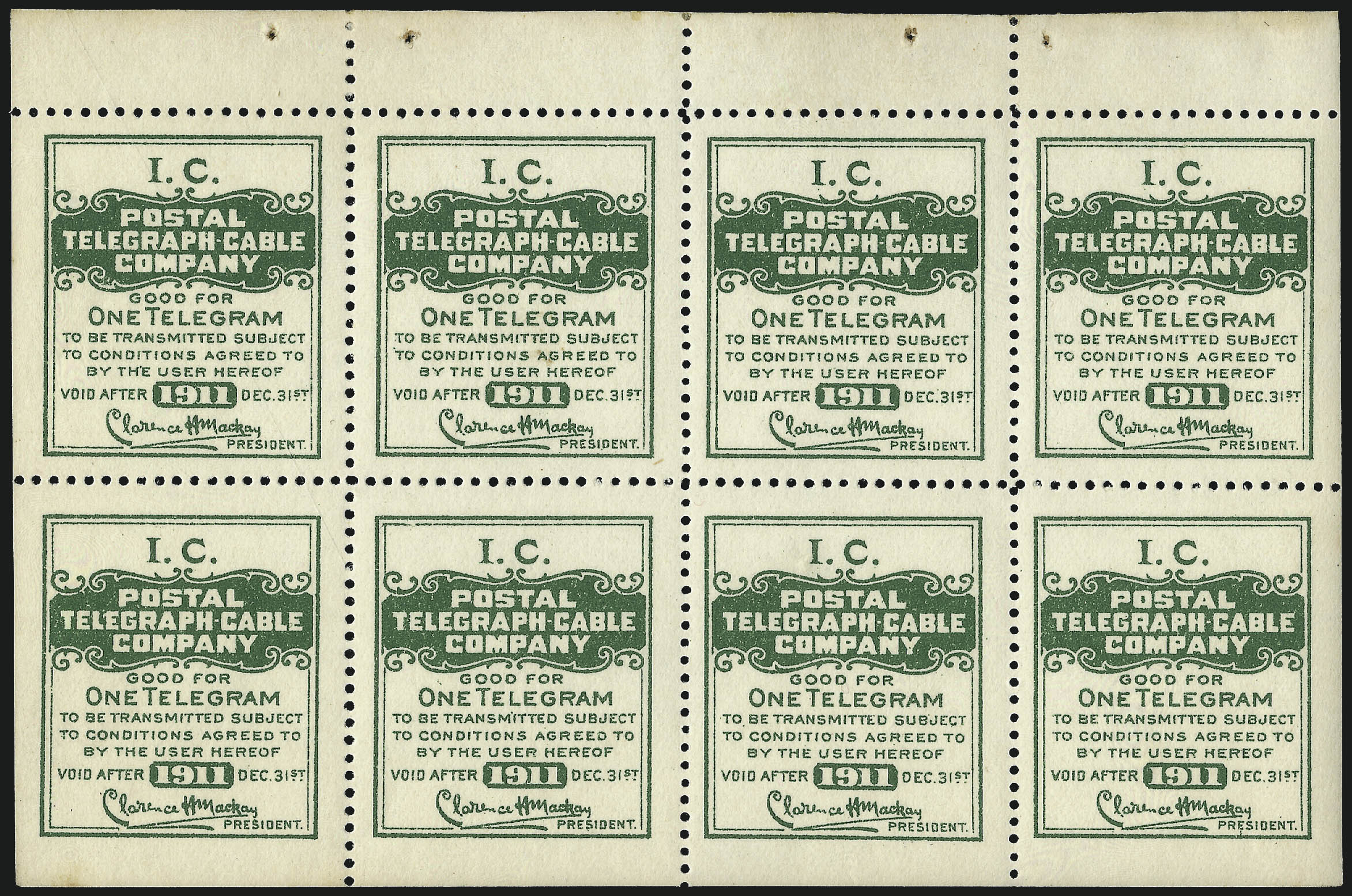 Sale no. 1090 — Lot no. 1919 — Siegel Auction Galleries