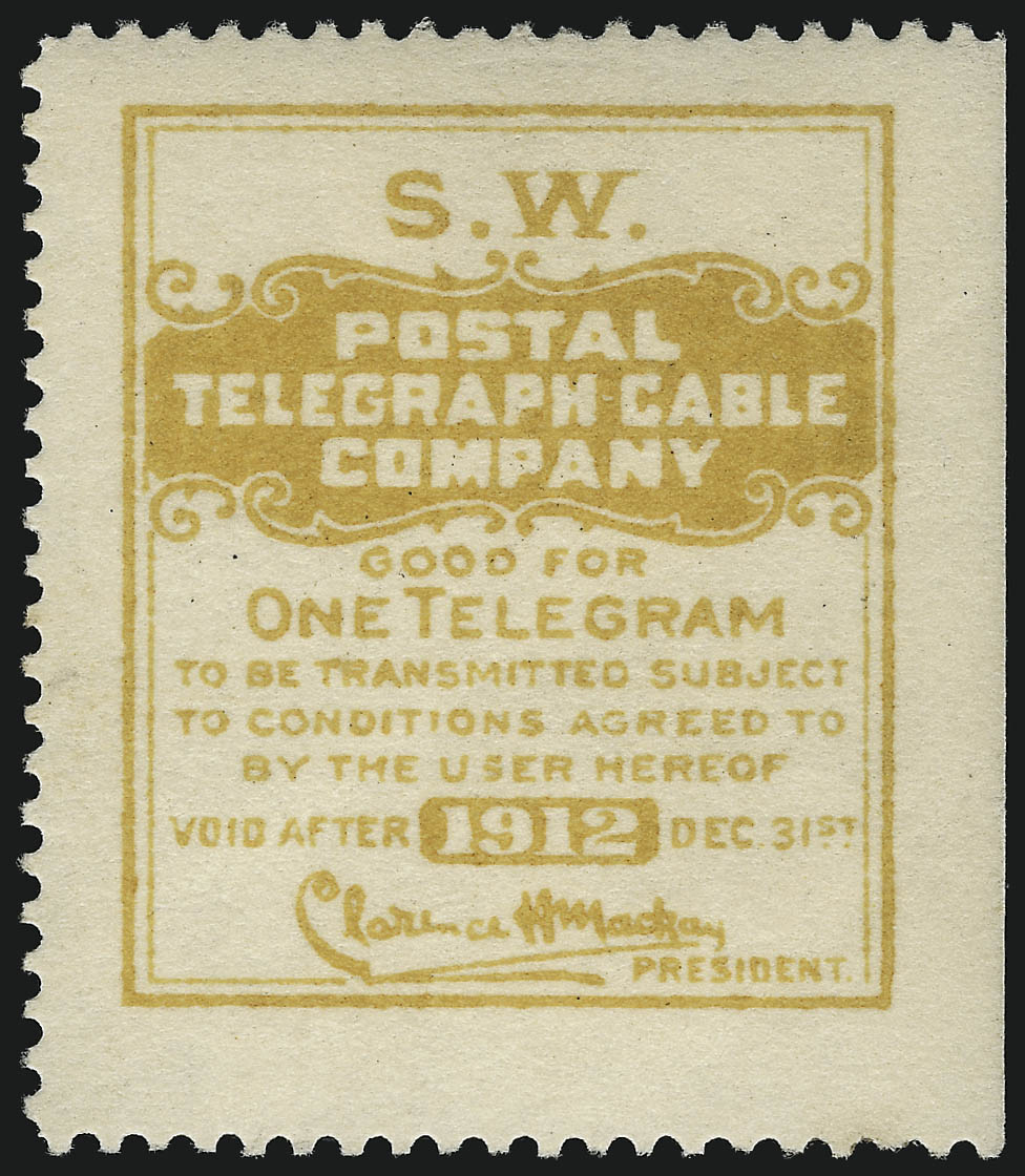 Sale no. 1090 — Lot no. 1925 — Siegel Auction Galleries