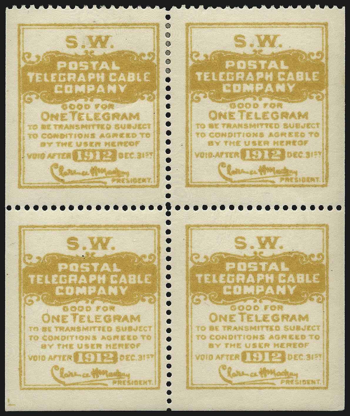 Sale no. 1090 — Lot no. 1926 — Siegel Auction Galleries