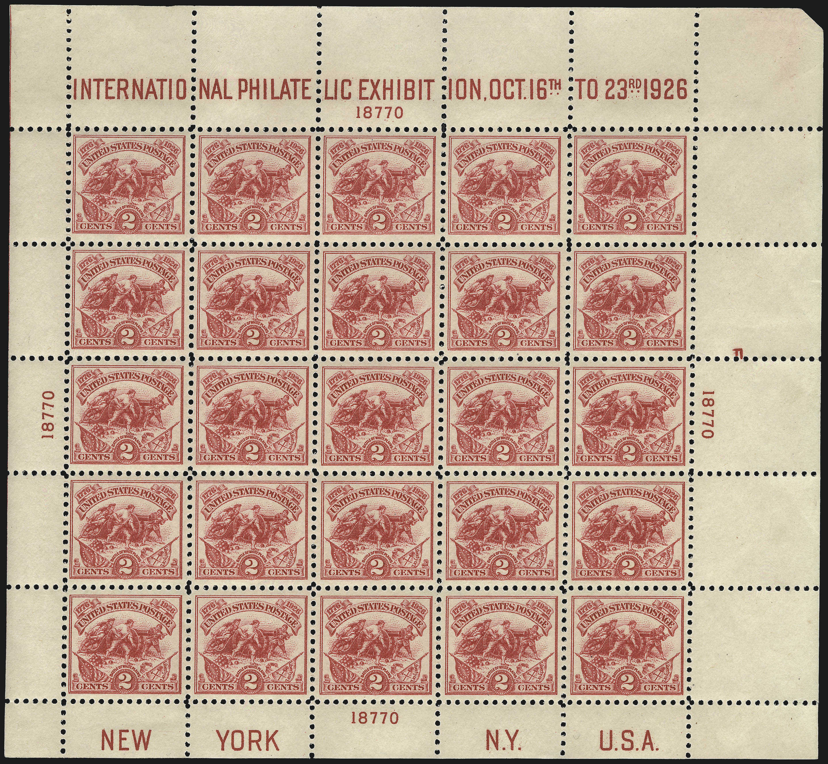 Sale no. 1092 — Lot no. 1376 — Siegel Auction Galleries