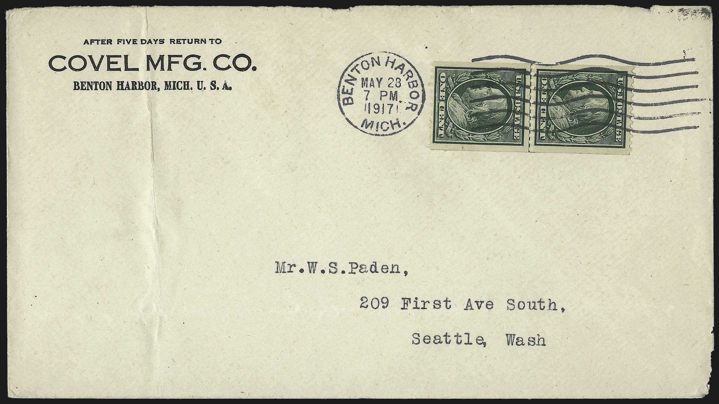 Sale no. 1093 — Lot no. 202 — Siegel Auction Galleries
