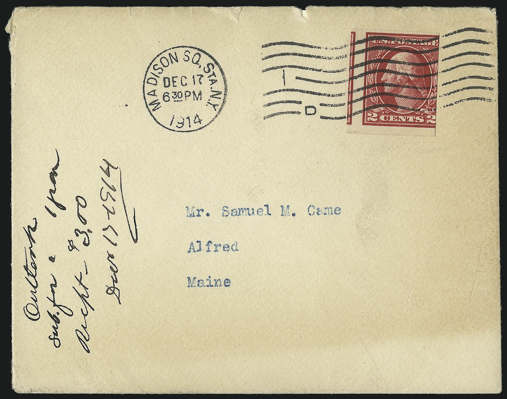 Sale no. 1093 — Lot no. 256 — Siegel Auction Galleries