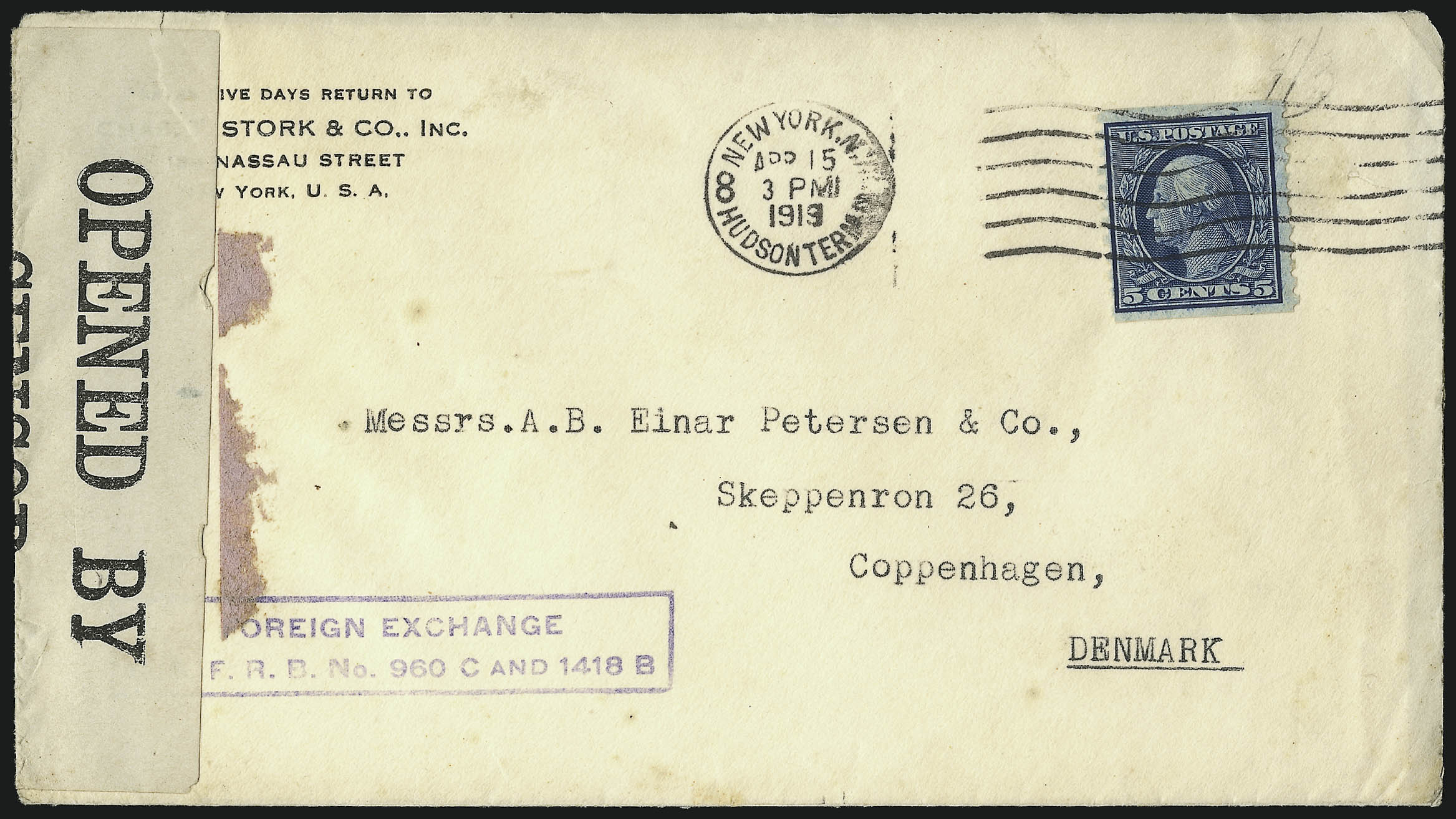 Sale no. 1093 — Lot no. 437 — Siegel Auction Galleries