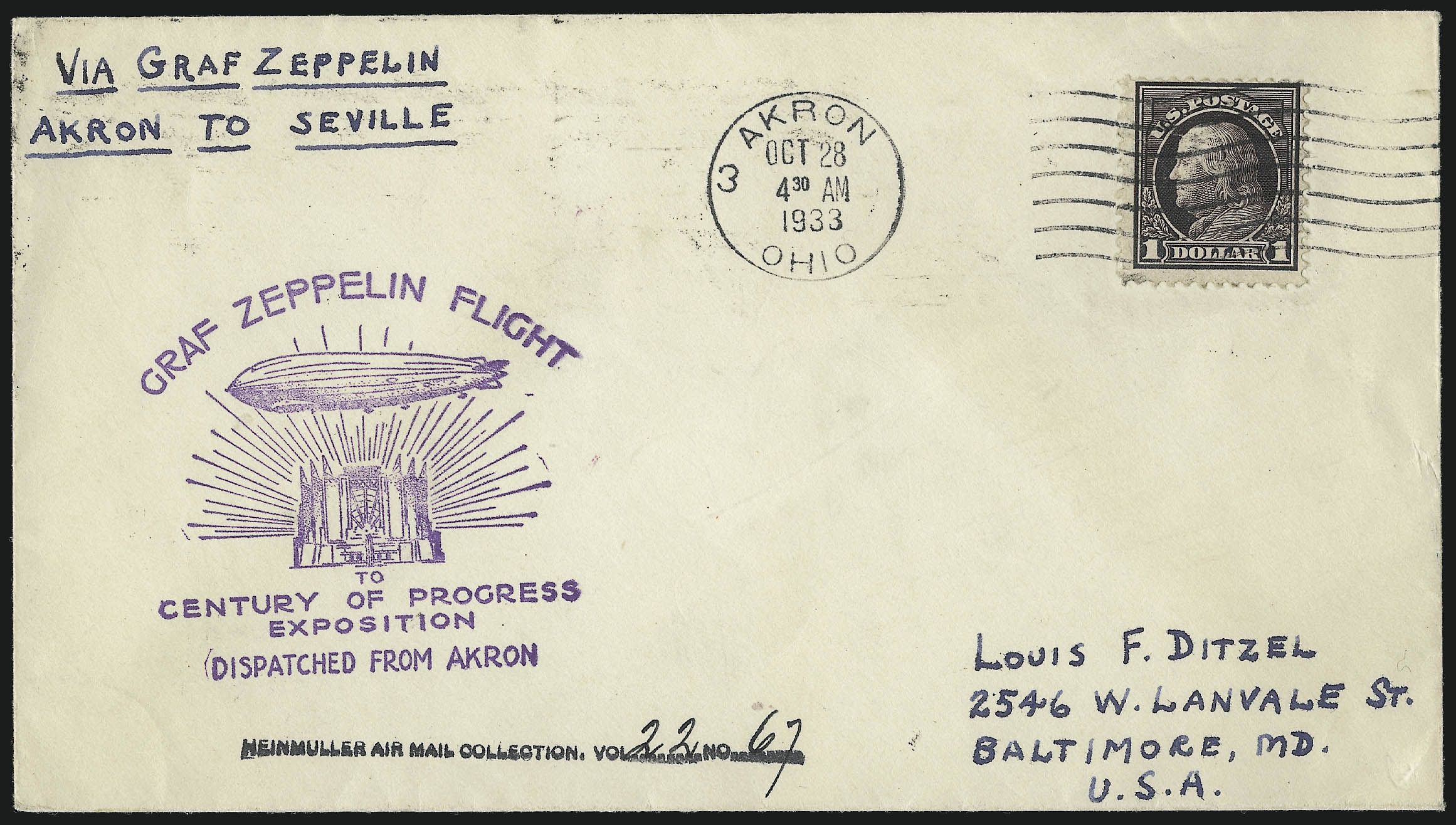 Sale no. 1093 — Lot no. 471 — Siegel Auction Galleries
