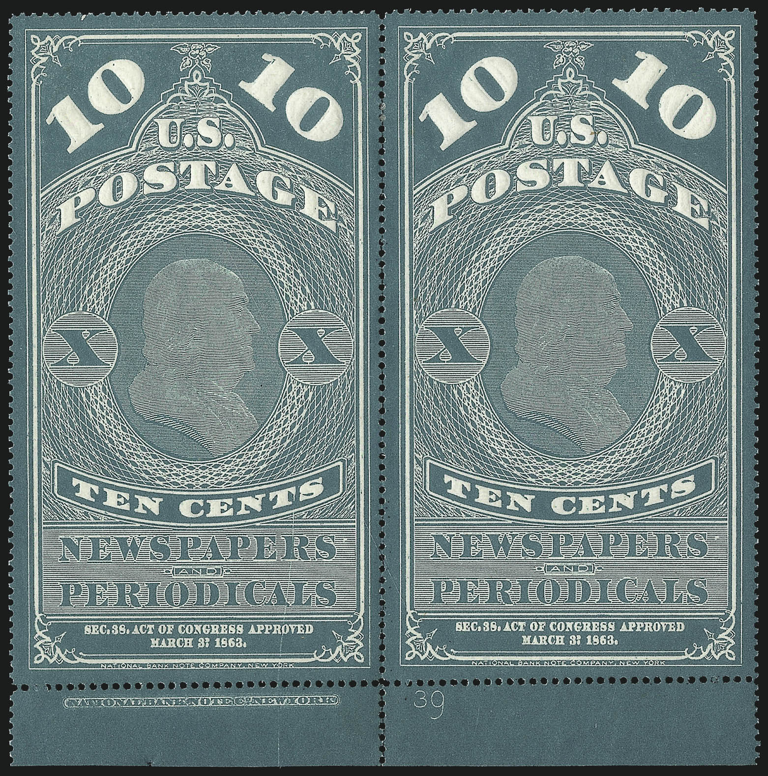 Sale no. 1094 — Lot no. 167 — Siegel Auction Galleries