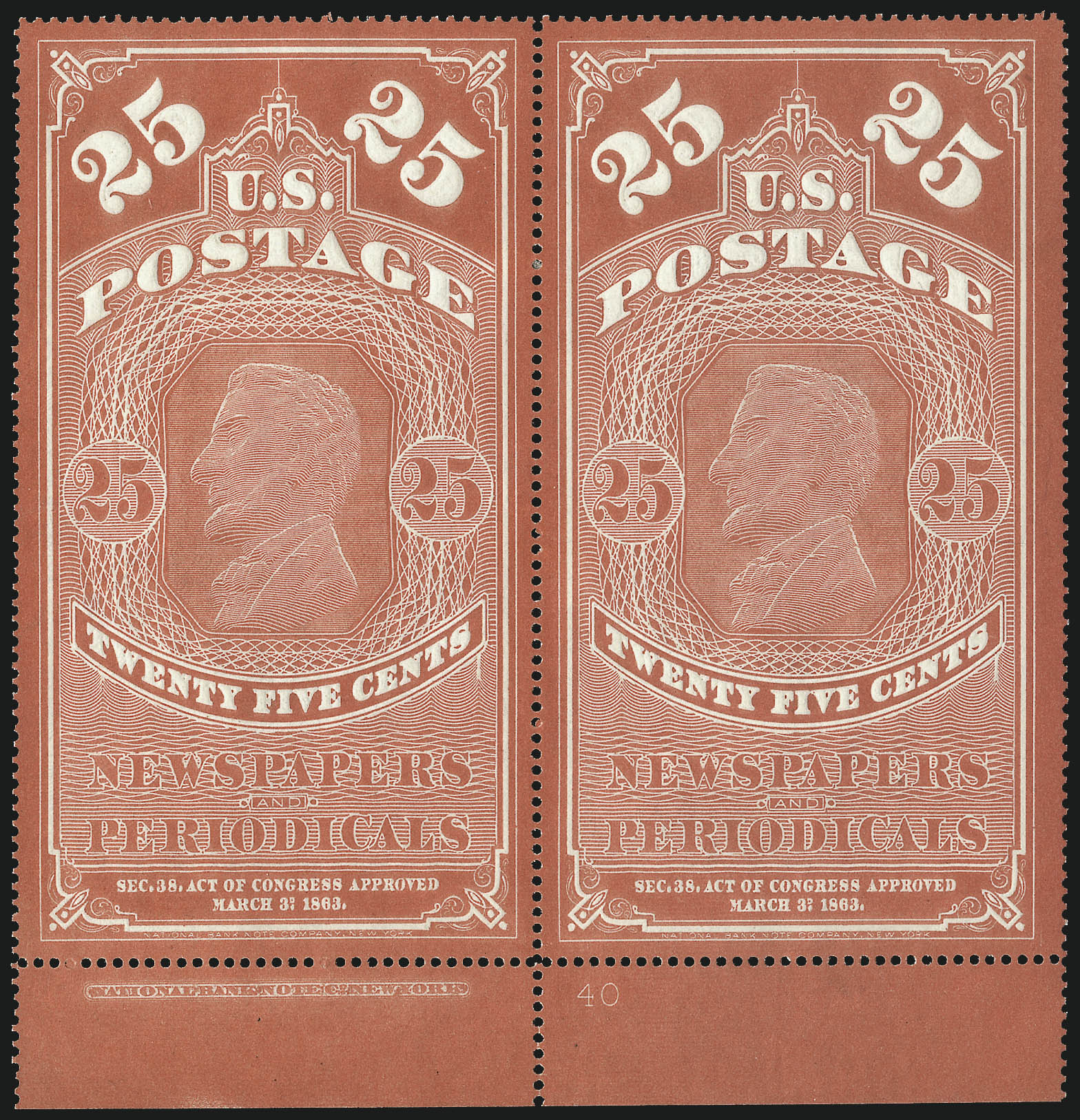 Sale no. 1094 — Lot no. 169 — Siegel Auction Galleries
