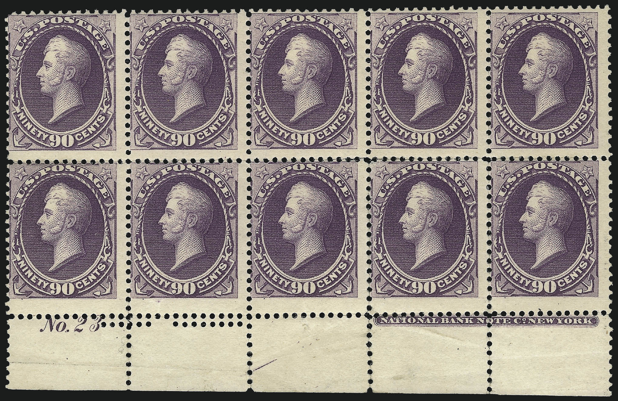 Sale no. 1096 — Lot no. 379 — Siegel Auction Galleries