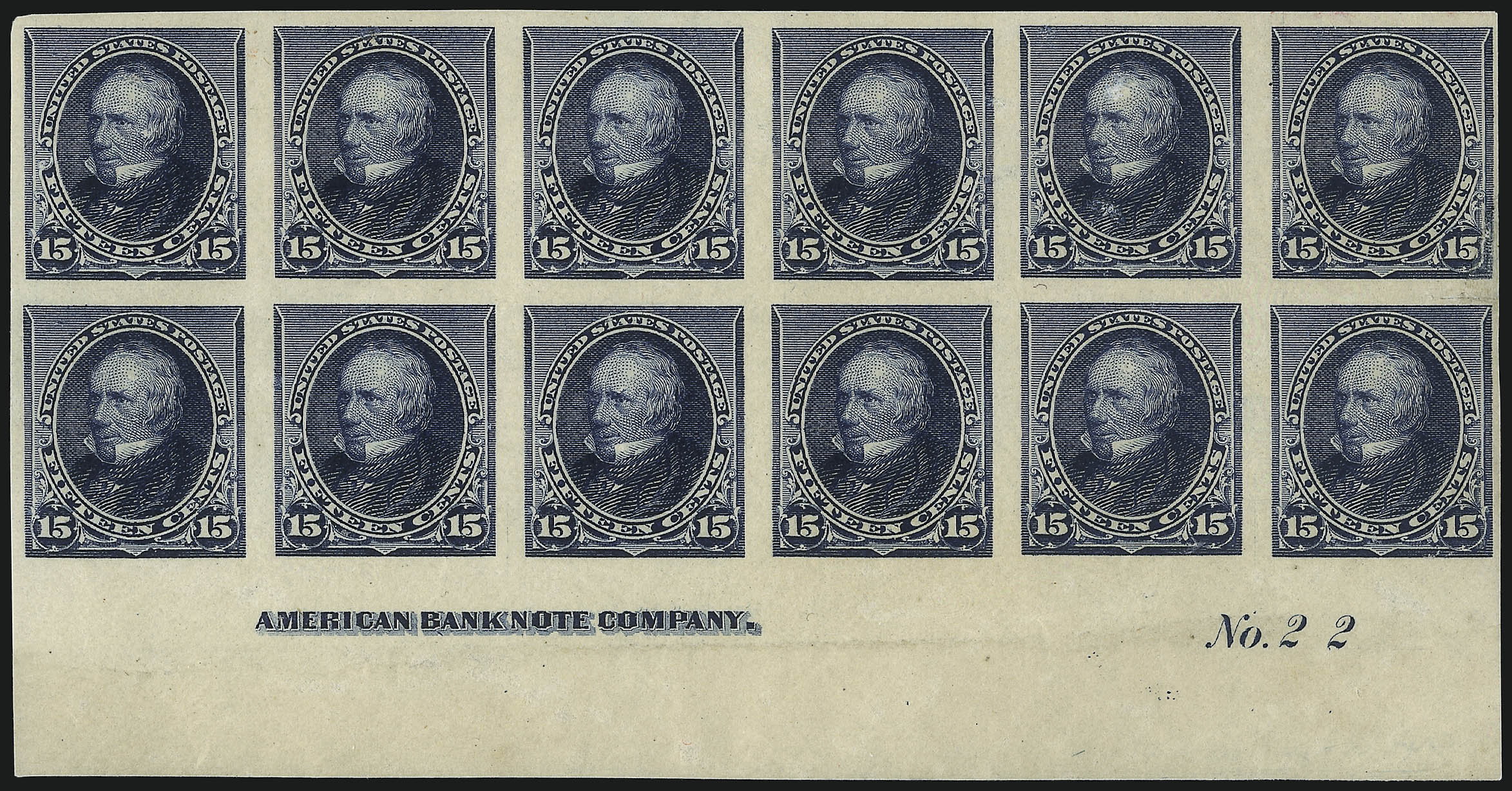 Sale no. 1096 — Lot no. 400 — Siegel Auction Galleries