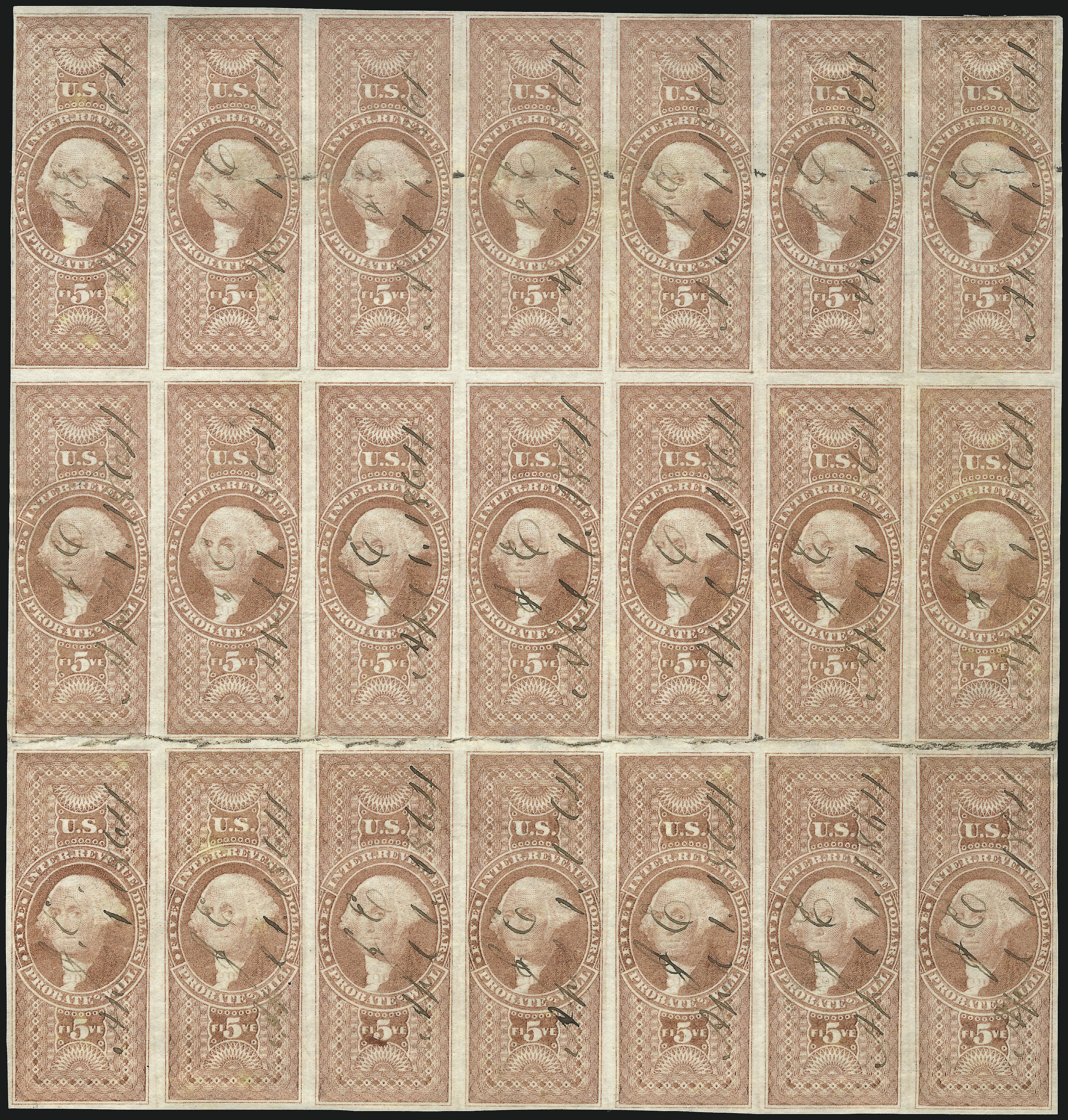 Sale no. 1100 — Lot no. 160 — Siegel Auction Galleries