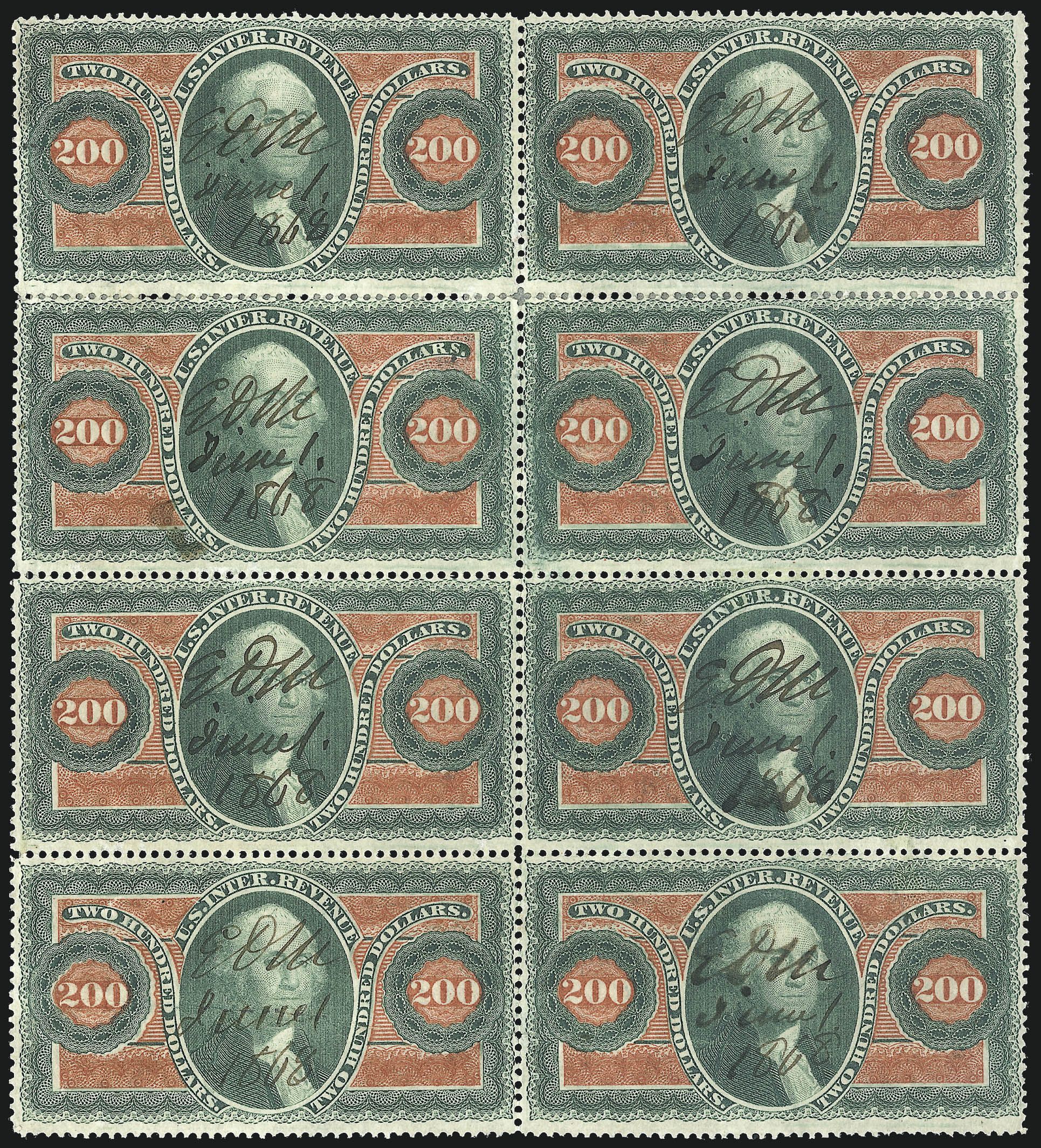 Sale no. 1100 — Lot no. 174 — Siegel Auction Galleries