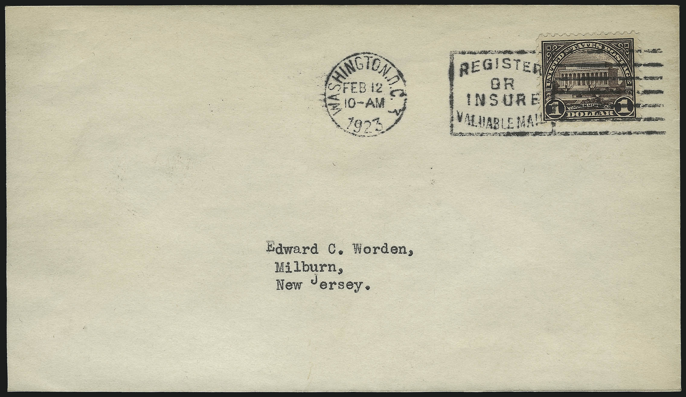 Sale no. 1100 — Lot no. 224 — Siegel Auction Galleries