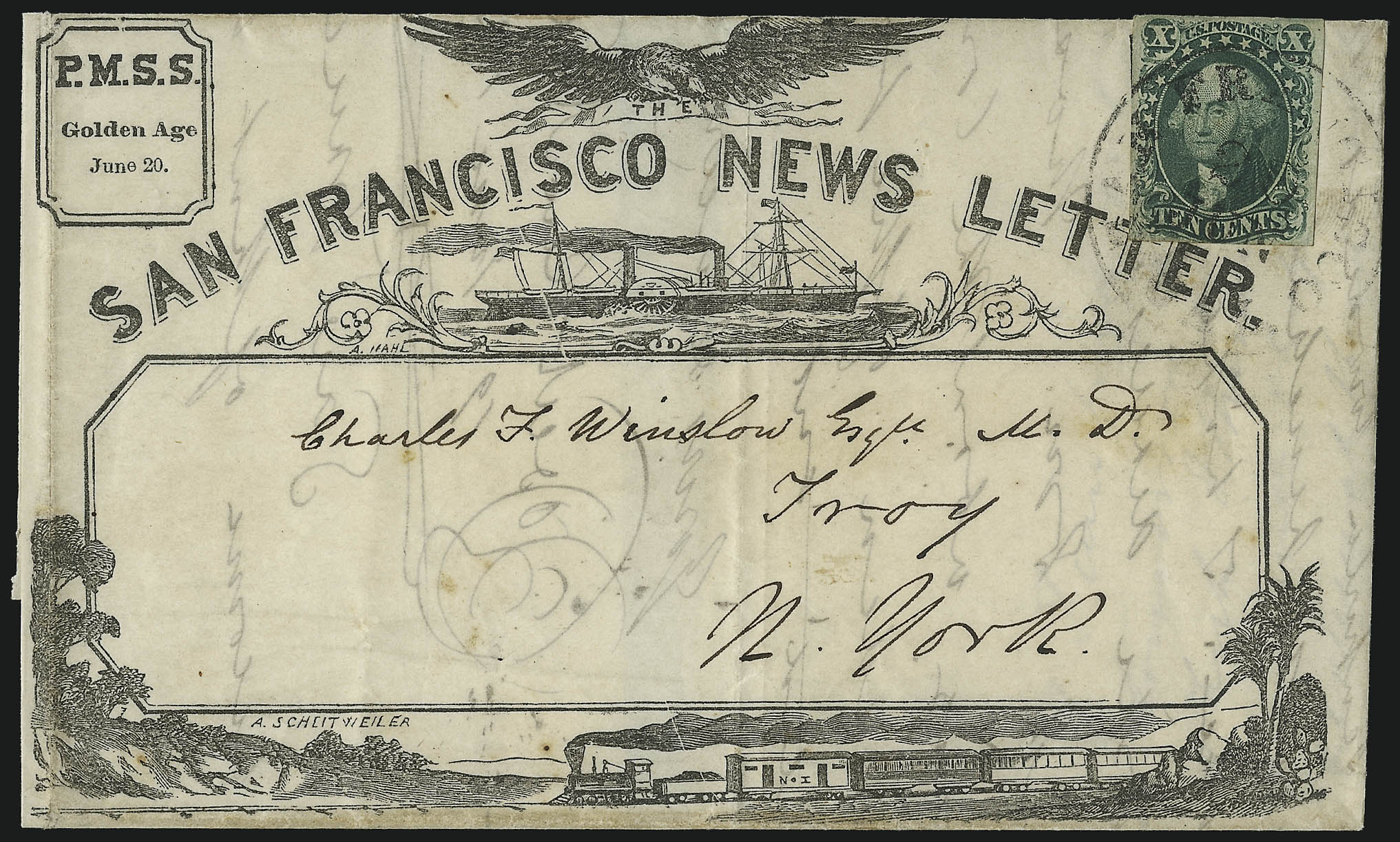 Sale no. 1106 — Lot no. 3060 — Siegel Auction Galleries