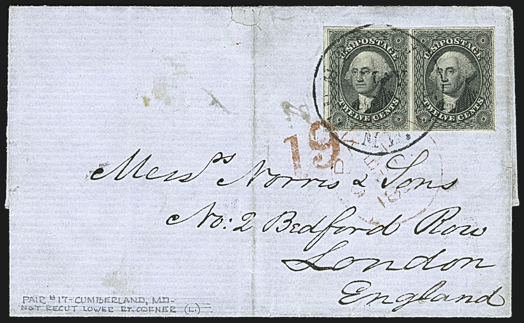 Sale no. 1109 — Lot no. 479 — Siegel Auction Galleries